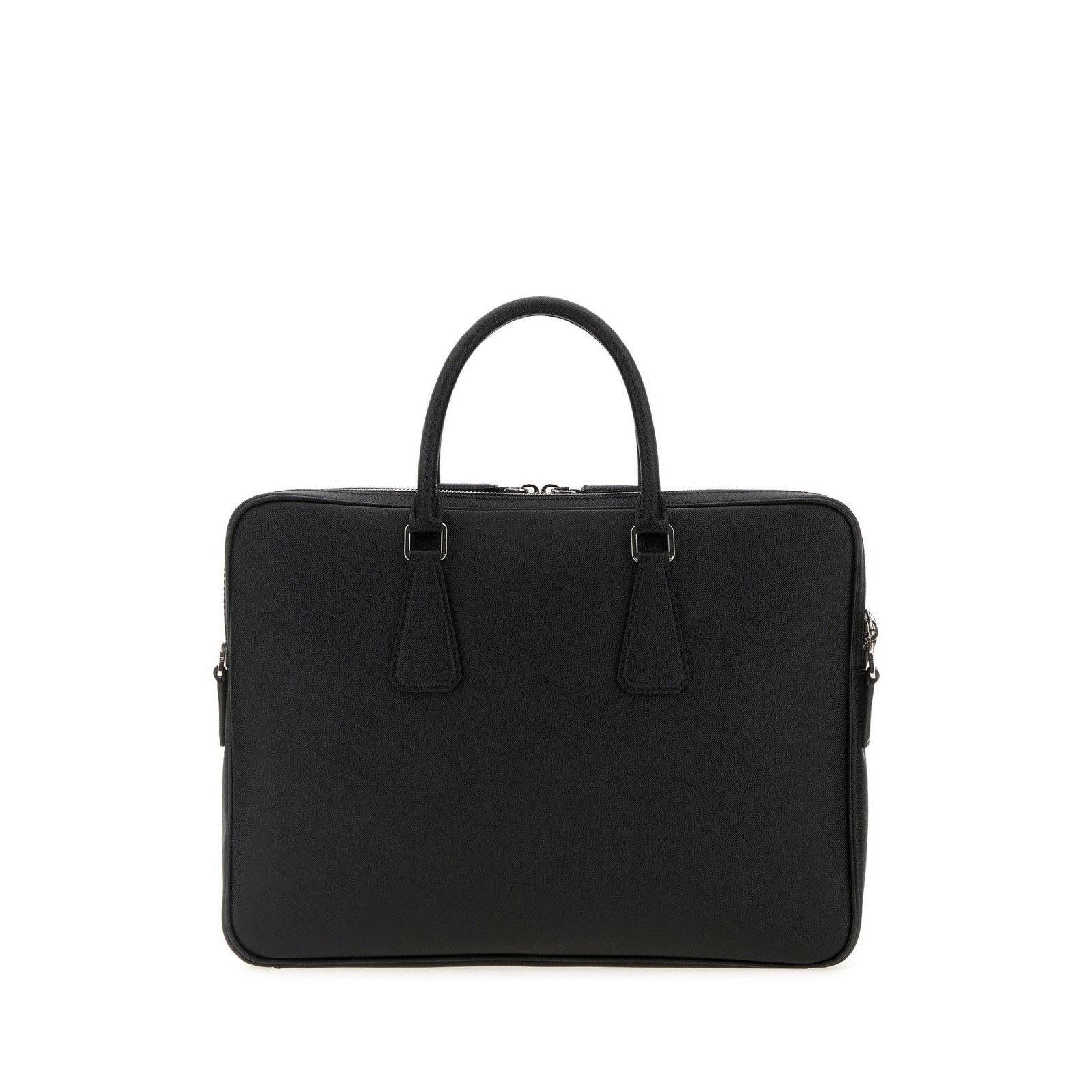 Prada PRADA Black Leather Briefcase Bag New And Authentic Size ONE SIZE - 3 Thumbnail
