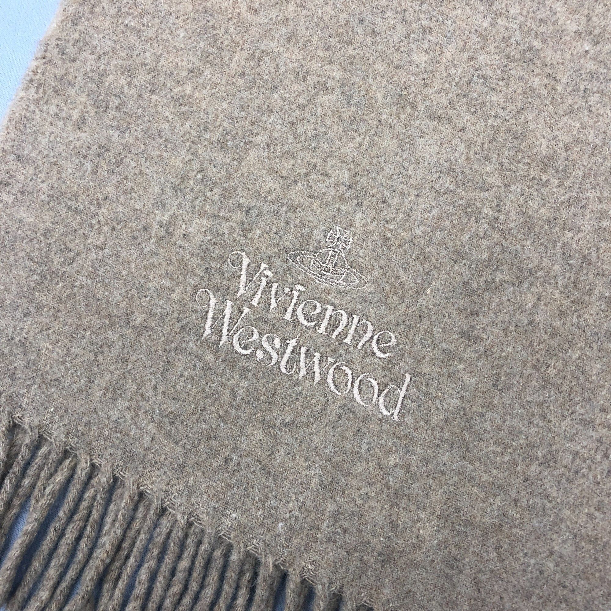 Japanese Brand Vintage Vivienne Westwood Scarf Muffler Orbs Wool Scarves Size ONE SIZE - 4 Thumbnail