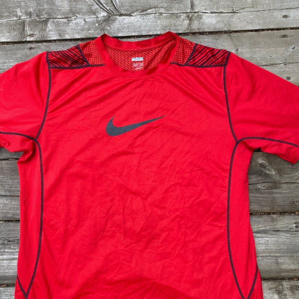 Nike Mens Nike Nike Fit Jersey Shirt Large Red Size US L / EU 52-54 / 3 - 3 Thumbnail