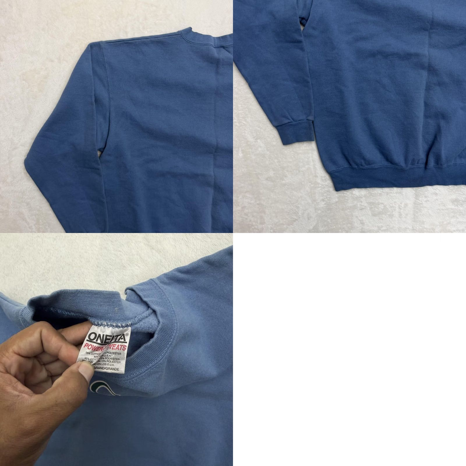 Vintage VINTAGE Oneita Virginia Sweatshirt Mens XL Blue Old Dominion Graphic Fleece USA Size US XL / EU 56 / 4 - 9 Thumbnail