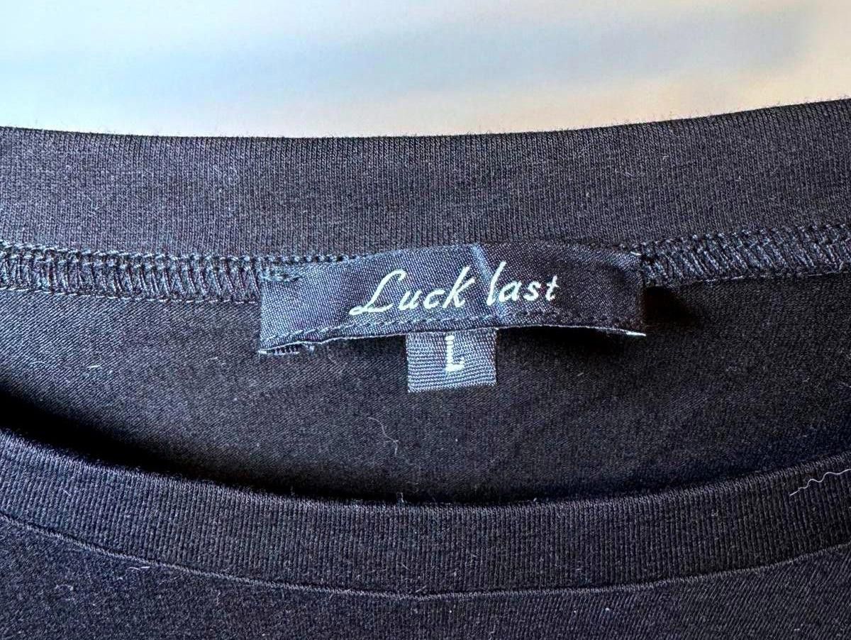 Designer Luck Last Allergic to Bullshit Graphic Tee - Size L Size L / US 10 / IT 46 - 3 Thumbnail