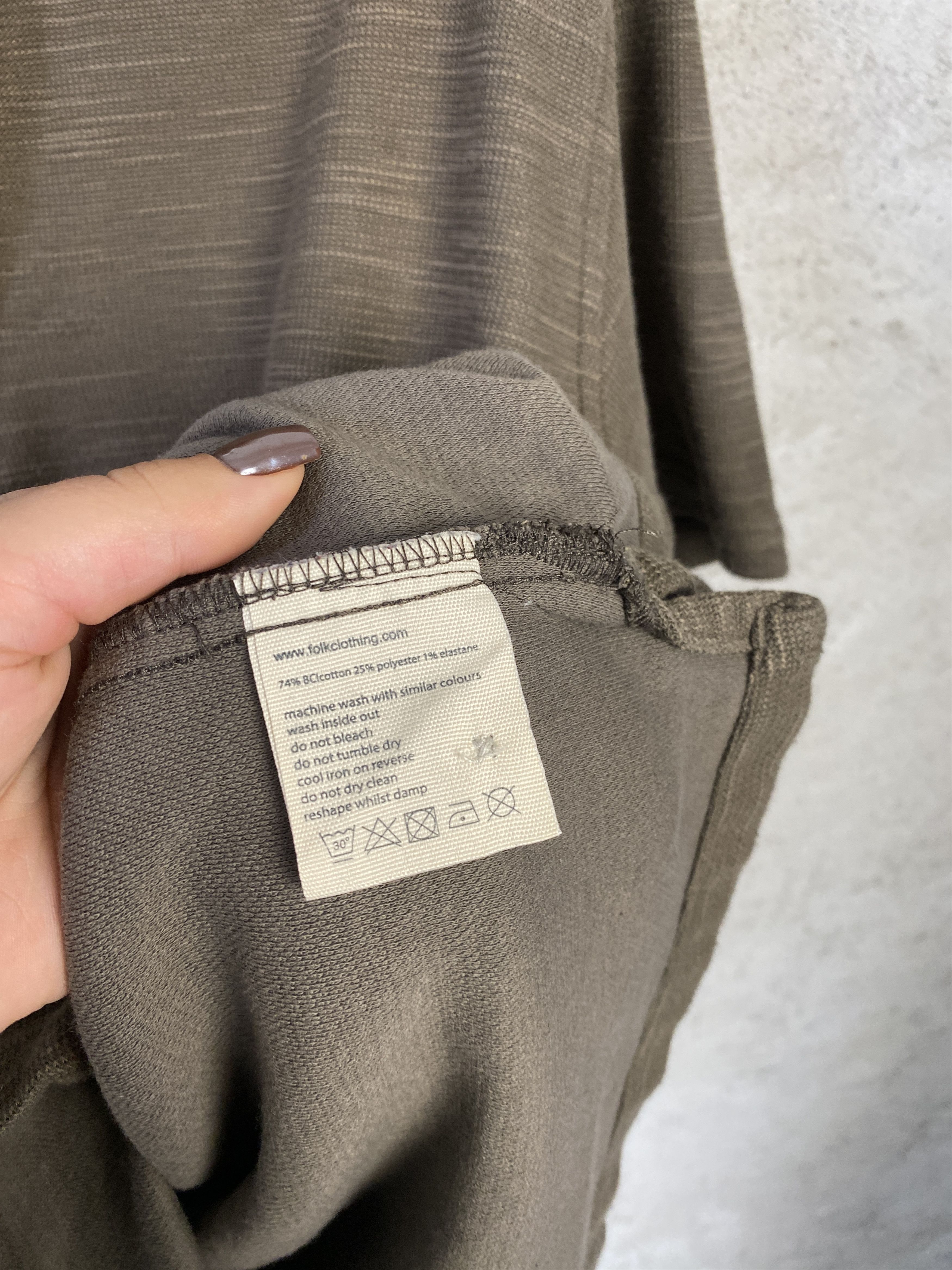 Folk Folk casual brown shirt basic Size US L / EU 52-54 / 3 - 5 Thumbnail