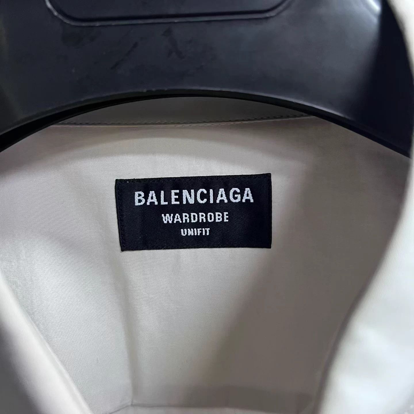 Balenciaga Balenciaga Oversized Gray Cotton Poplin Logo SS Shirt Size US L / EU 52-54 / 3 - 5 Thumbnail