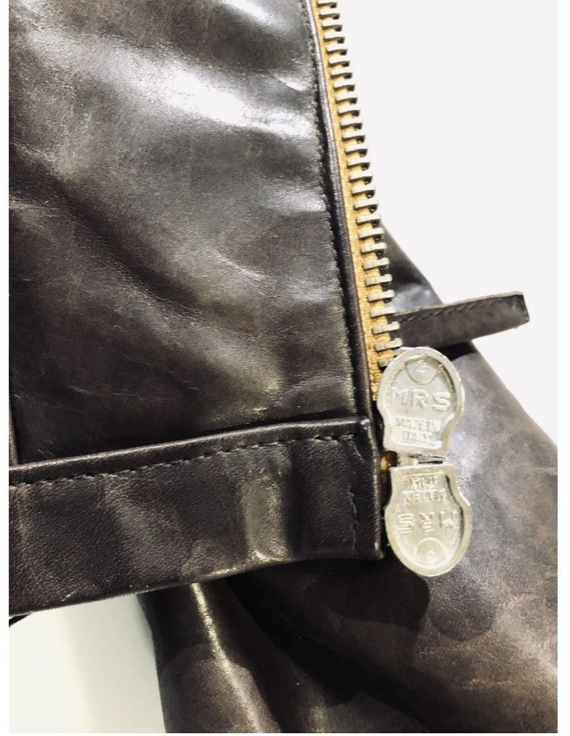 Dsquared2 Dsquared2 🇮🇹 Ovine Leather Accordion Edge Biker Jacket 54 NEW Size US L / EU 52-54 / 3 - 9 Thumbnail
