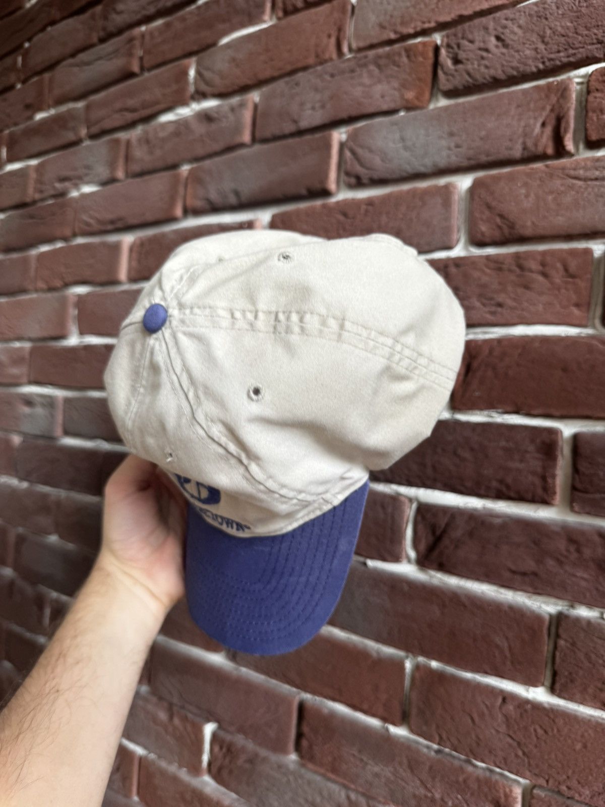 NBA Georgetown Hoyas Navy Vintage Hat Snapback NBA Print Rare Size ONE SIZE - 3 Thumbnail