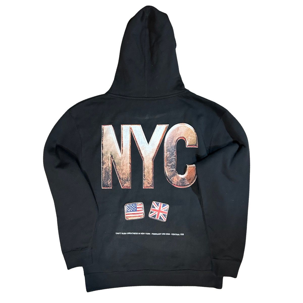 Band Tees Central Cee Can’t Rush Greatness NYC Black CRG Hoodie Large Size US L / EU 52-54 / 3 - 1 Thumbnail