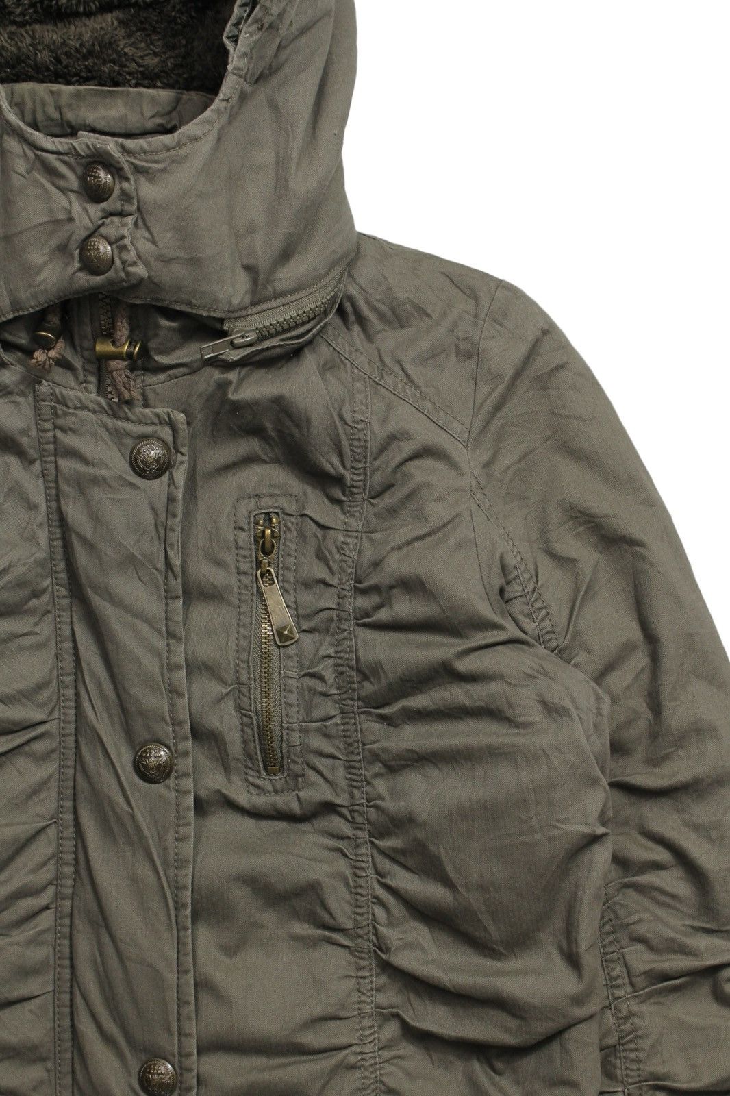 If Six Was Nine 2000S SKY BOMBER FUR HOODED JACKET Size US L / EU 52-54 / 3 - 3 Thumbnail