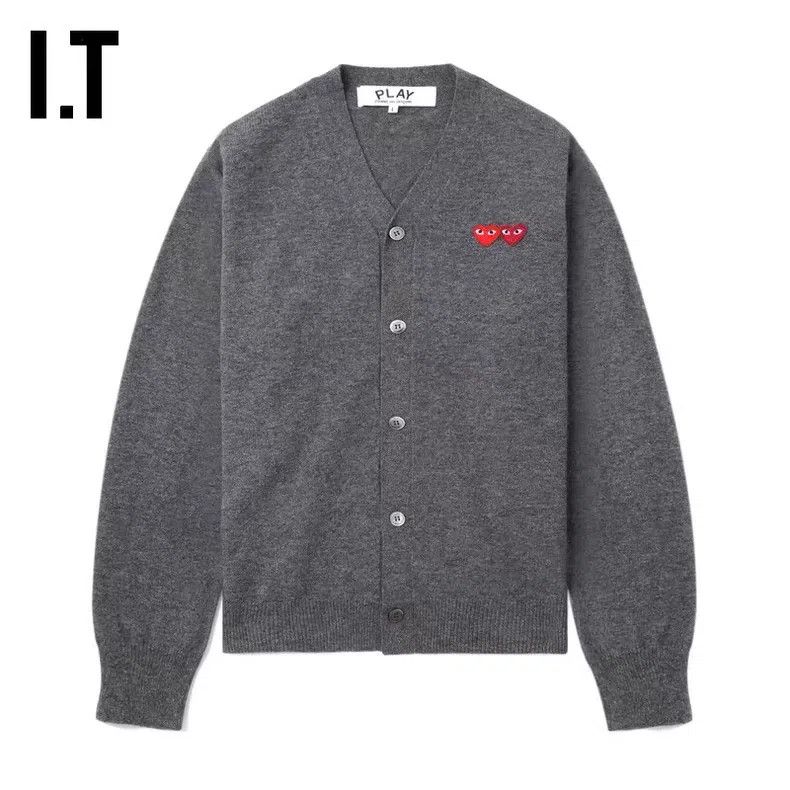 Comme des Garcons Comme Des Garcons Slim Fit Wool Knit Cardigan for Couples Size L / US 10 / IT 46 - 1 Thumbnail