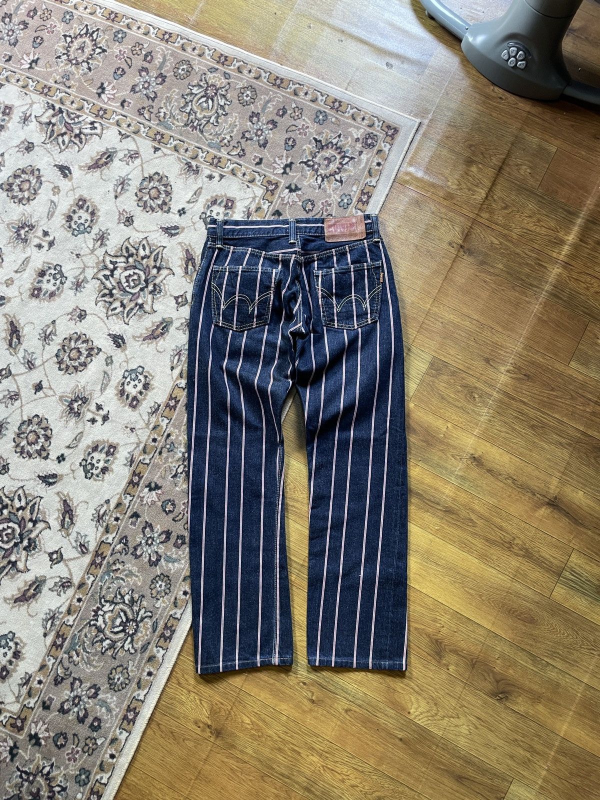 Edwin × Kapital × Vintage Vintage 90s Edwin Japan 16oz Denim Red Selvedge Size US 30 / EU 46 - 2 Thumbnail