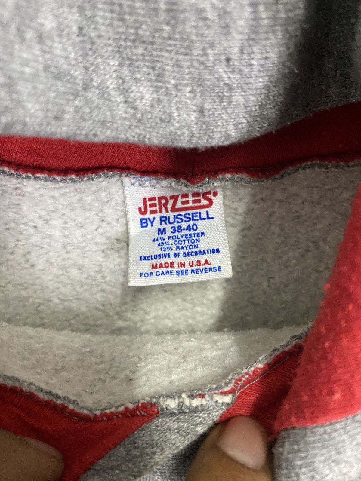 Jerzees × Vintage Vintage 90s hoodie 3blend glacier park montana hoodie size M Size US M / EU 48-50 / 2 - 6 Thumbnail