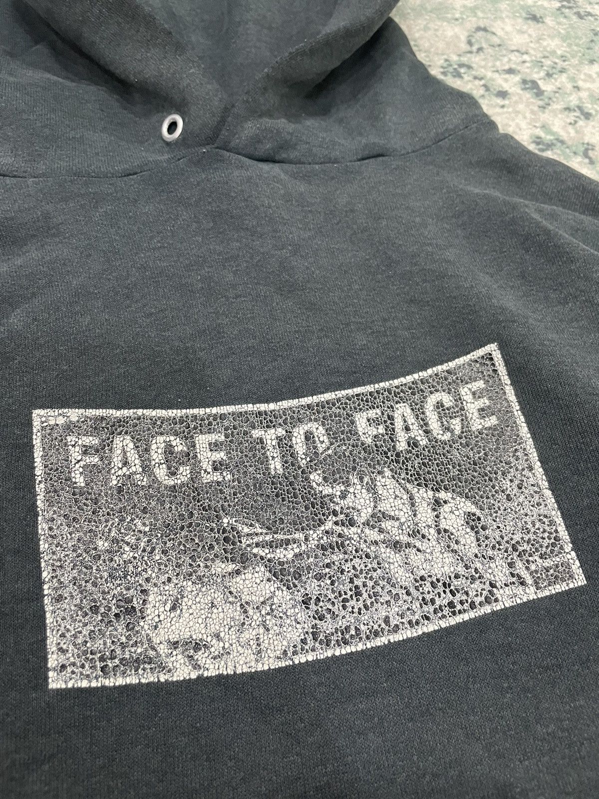 Seditionaries Vintage 1990 Faded Face to Face Punk Rock Hoodie Size US XL / EU 56 / 4 - 6 Thumbnail