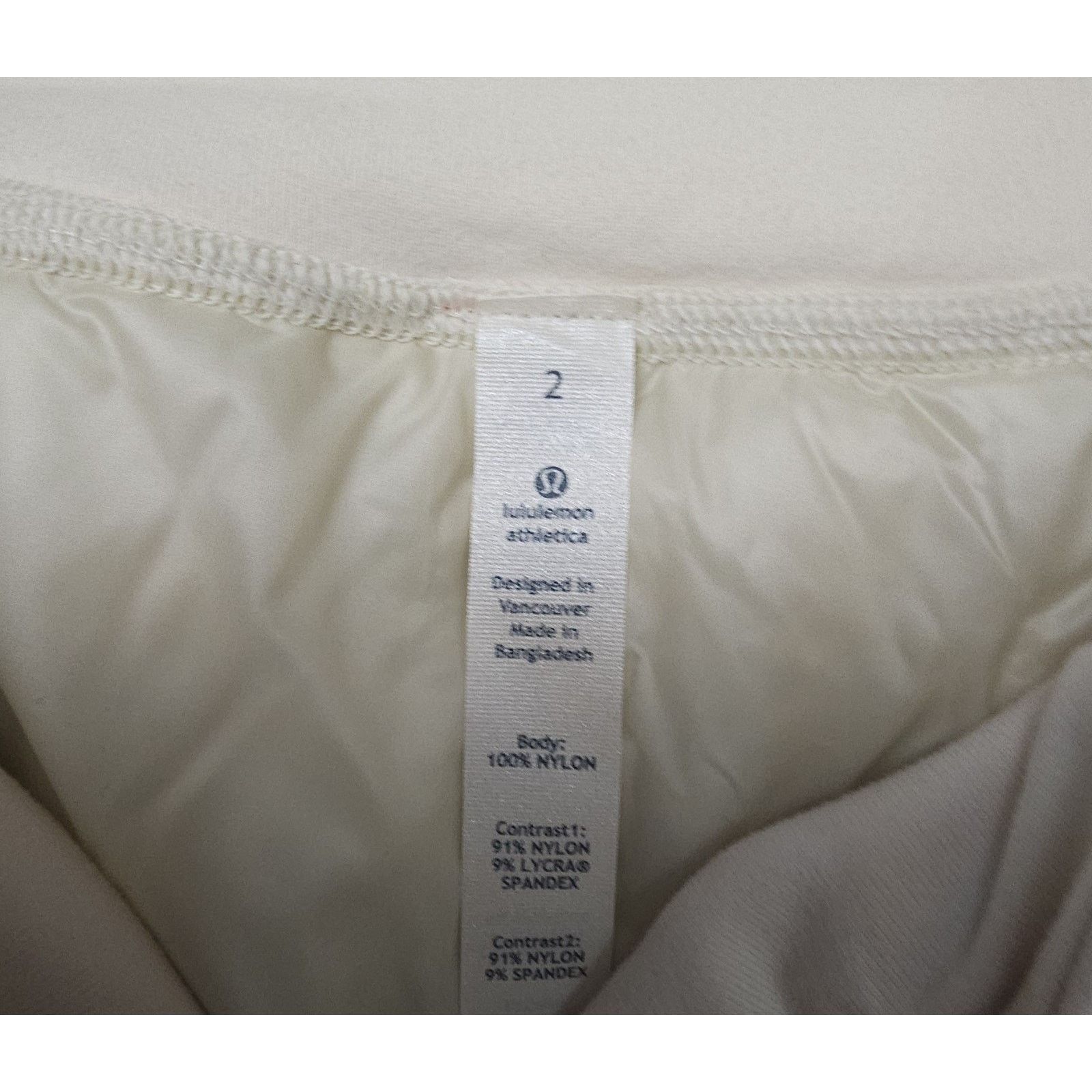 Lululemon Lululemon Hot Cheeks Skirt in Polar Cream Size 2 Size 26" / US 2 / IT 38 - 6 Thumbnail
