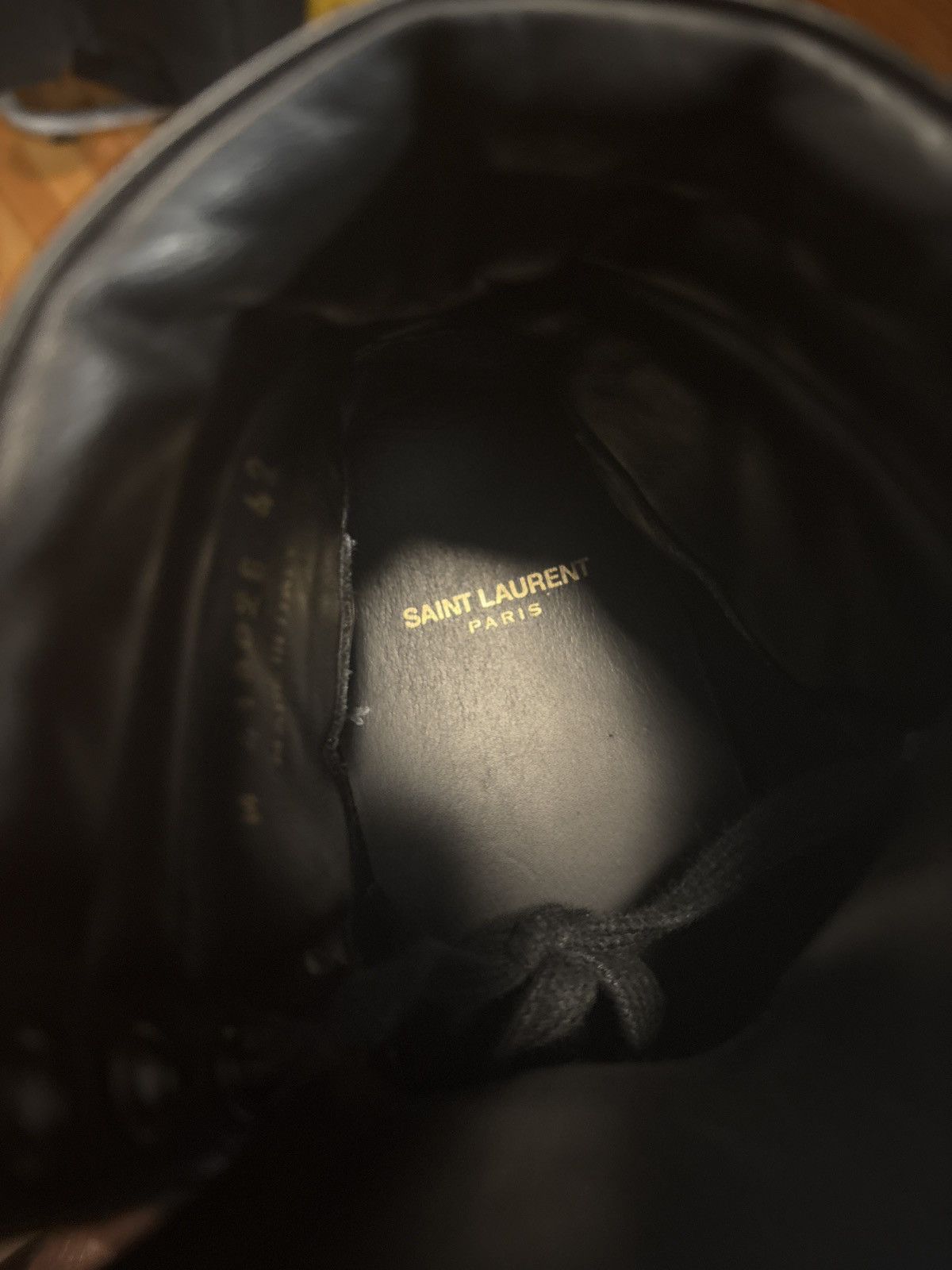 Saint Laurent Paris Saint Laurent Paris SL 10 black leather sneakers Size US 9 / EU 42 - 6 Thumbnail