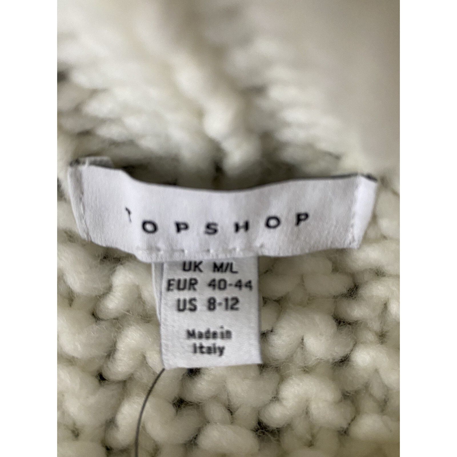 Topshop Topshop knitted sweater wool blend sweater size M/L A003073 Size M / US 6-8 / IT 42-44 - 5 Thumbnail