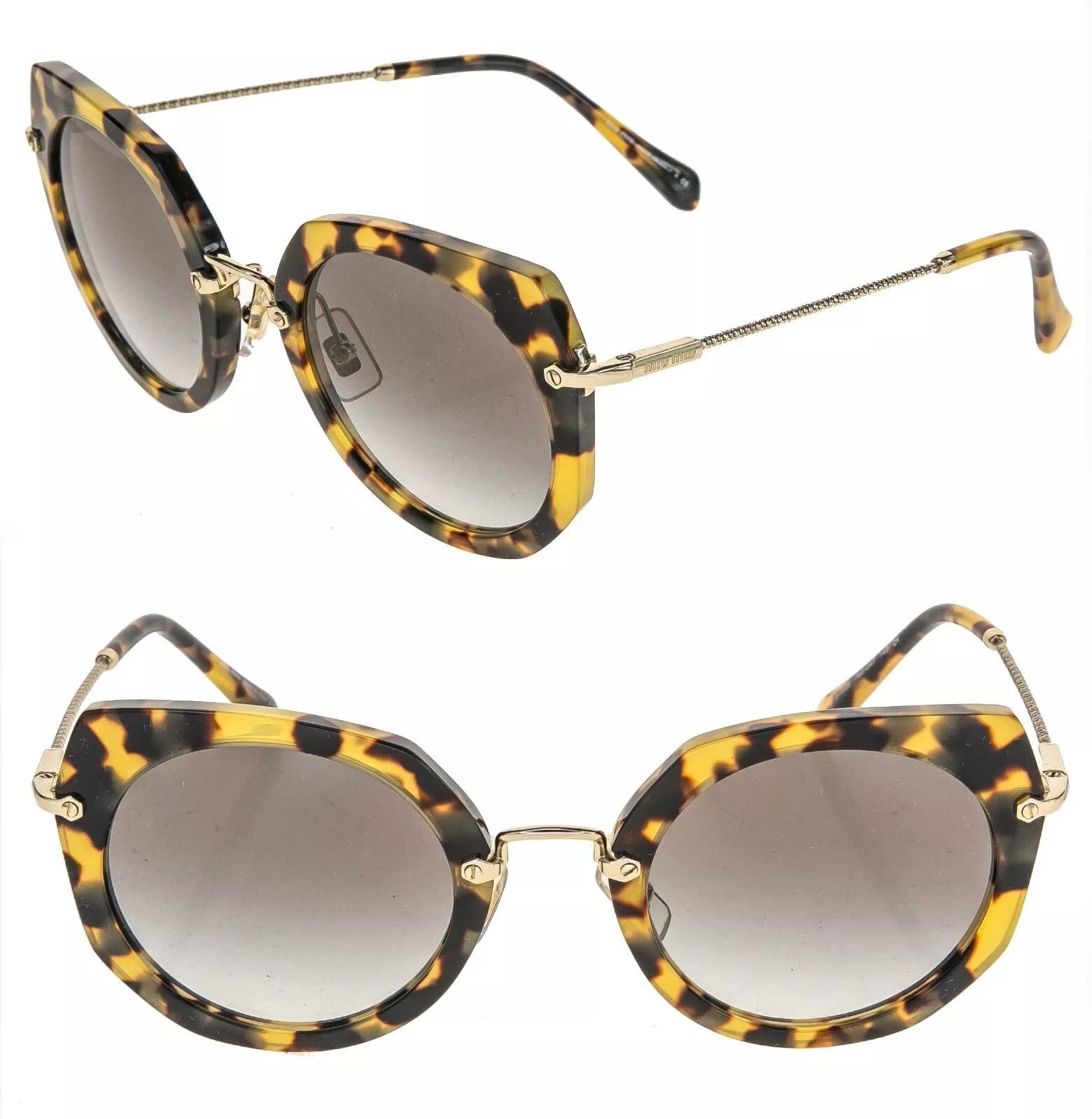 Miu Miu MIU MIU CORE MU02XS Light Brown Luxury Fashion 02X Size ONE SIZE - 1 Thumbnail