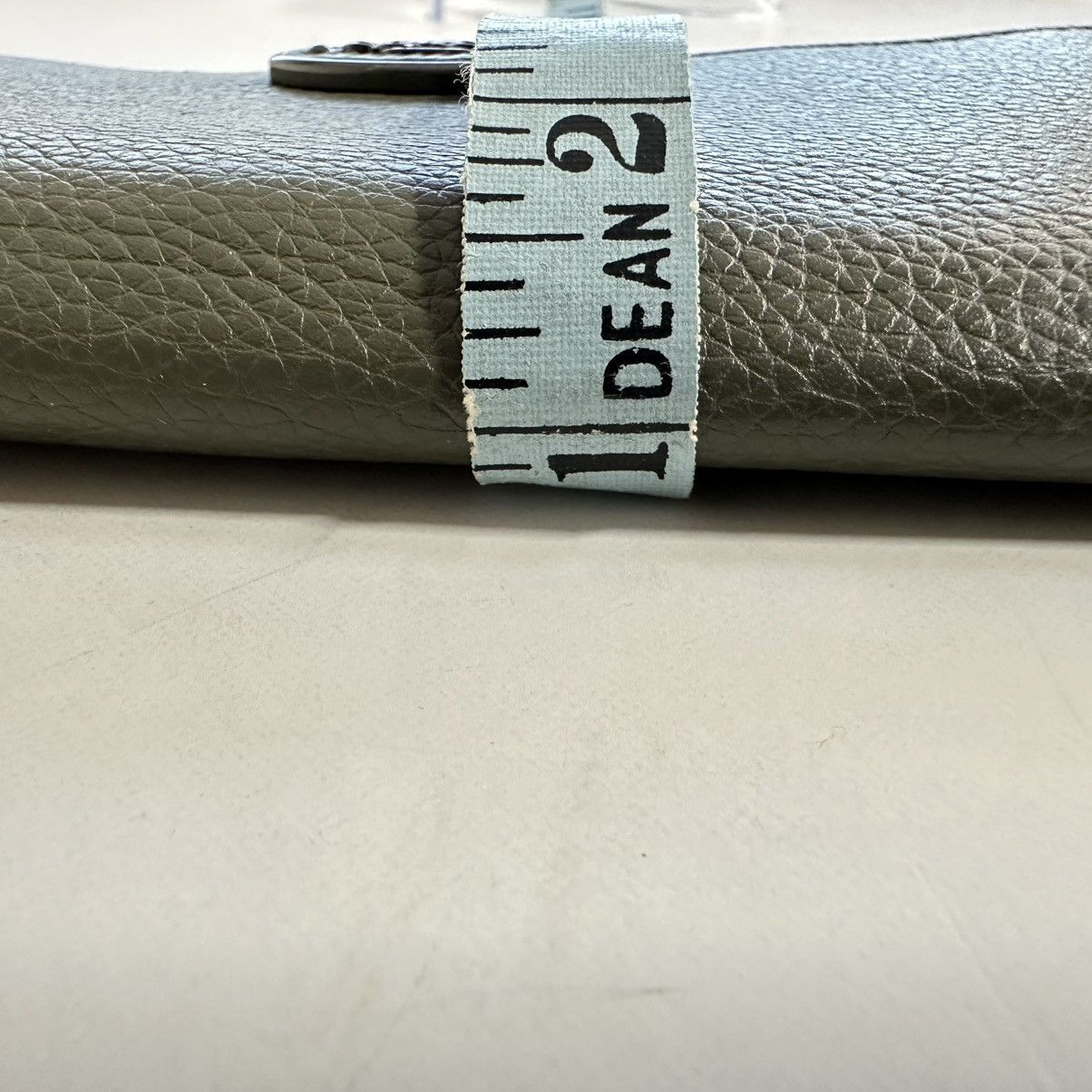 Coach Coach Olive Green Pebbled Leather Corner Zip Wristlet Wallet Size ONE SIZE - 12 Thumbnail