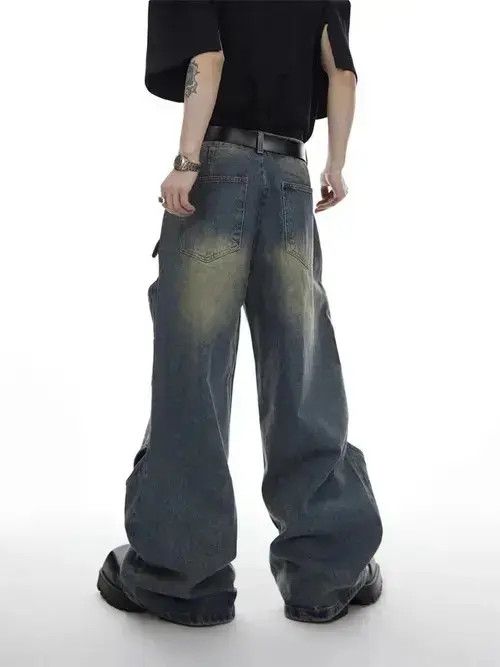 Other Hollow Out Wide Leg Jeans Size US 29 - 2 Thumbnail