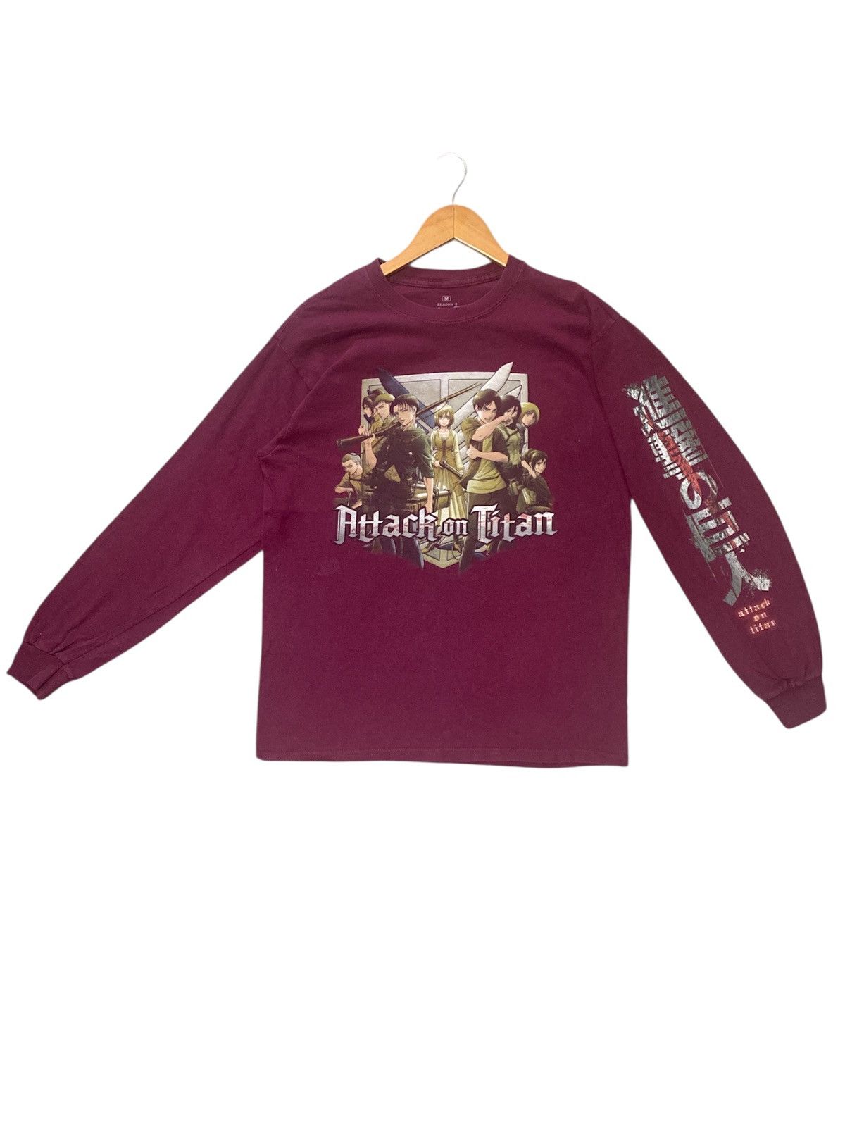 Anime × Japanese Brand × Vintage 💸BINDING OFFER💸VINTAGE ATTACK ON TITAN SEASON 3 ANIME TEE💥 Size US M / EU 48-50 / 2 - 1 Thumbnail