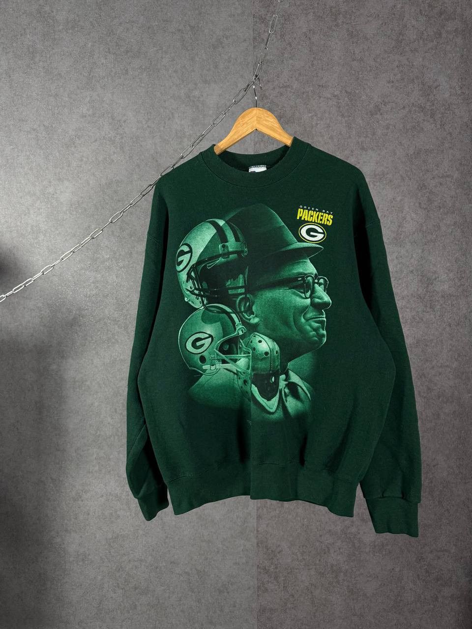 NFL Green Bay Packers 1997 NFL vintage made in USA sweatshirt Size US XL / EU 56 / 4 - 1 Thumbnail