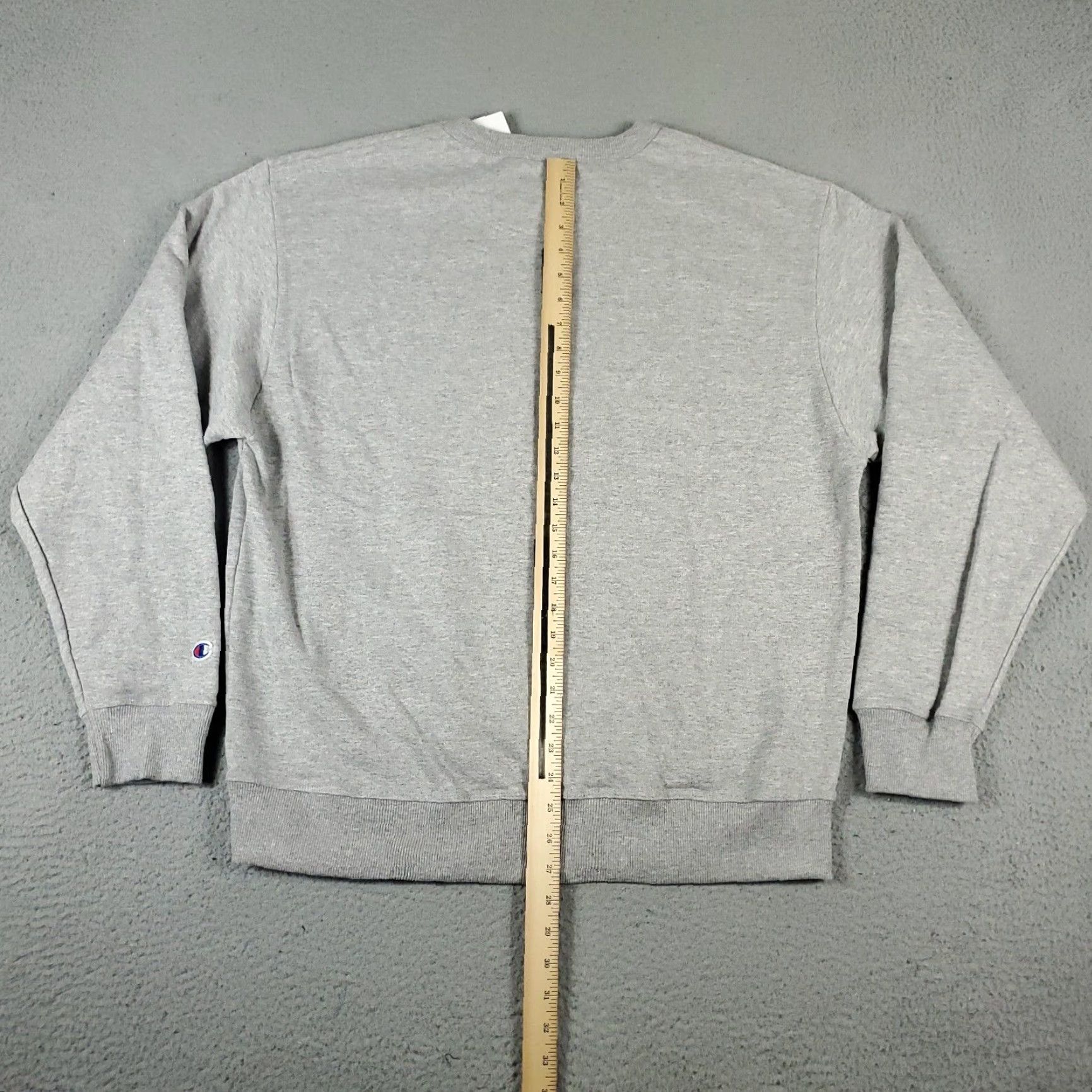 Champion Mens Large Champion Gray Casual Long Sleeve Pullover Sweatshirt Size US L / EU 52-54 / 3 - 6 Thumbnail
