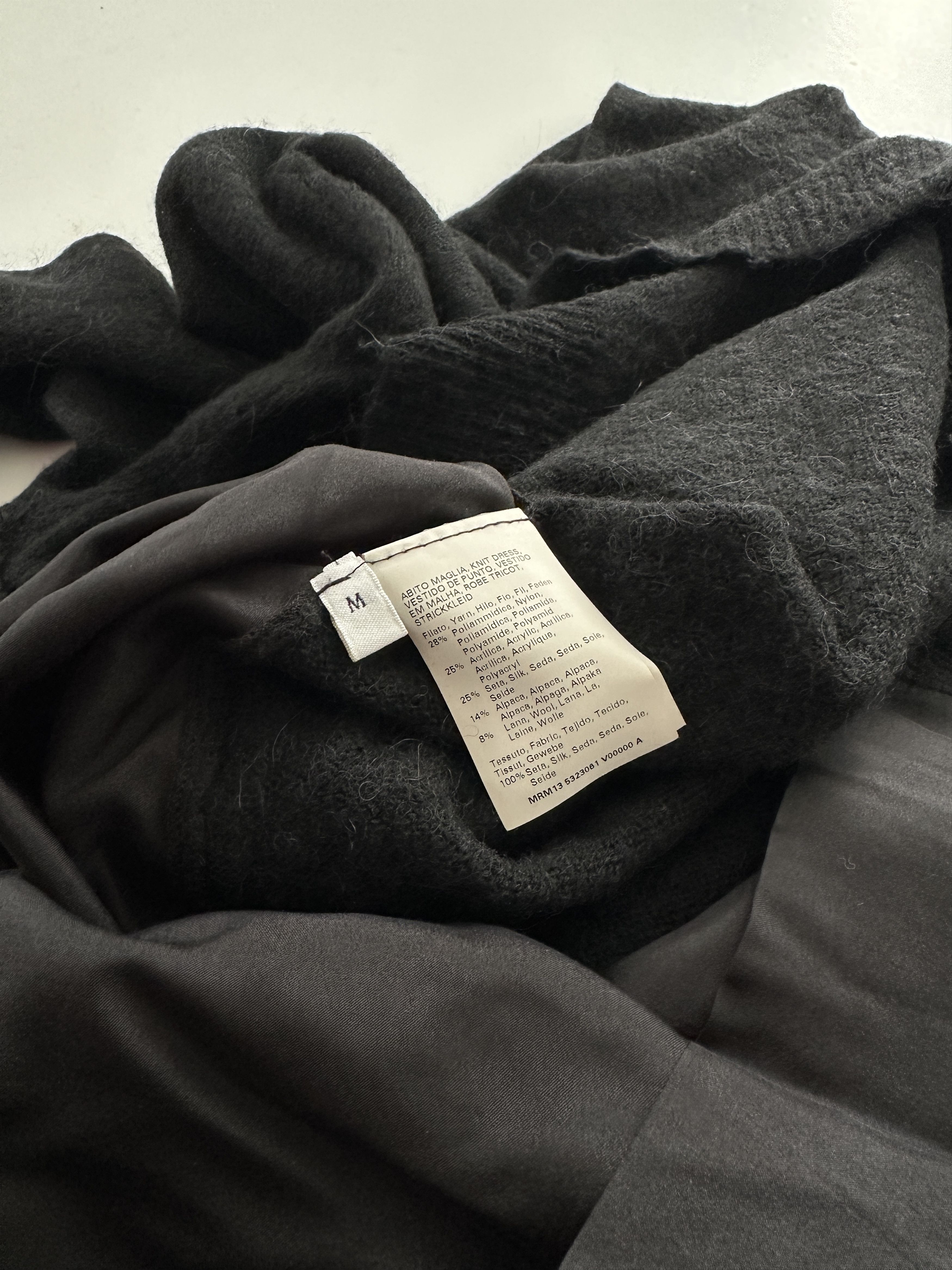 Marina Rinaldi Wool/Alpaca/Silk Knit Dress with Silk Front Panel Size M / US 6-8 / IT 42-44 - 5 Thumbnail