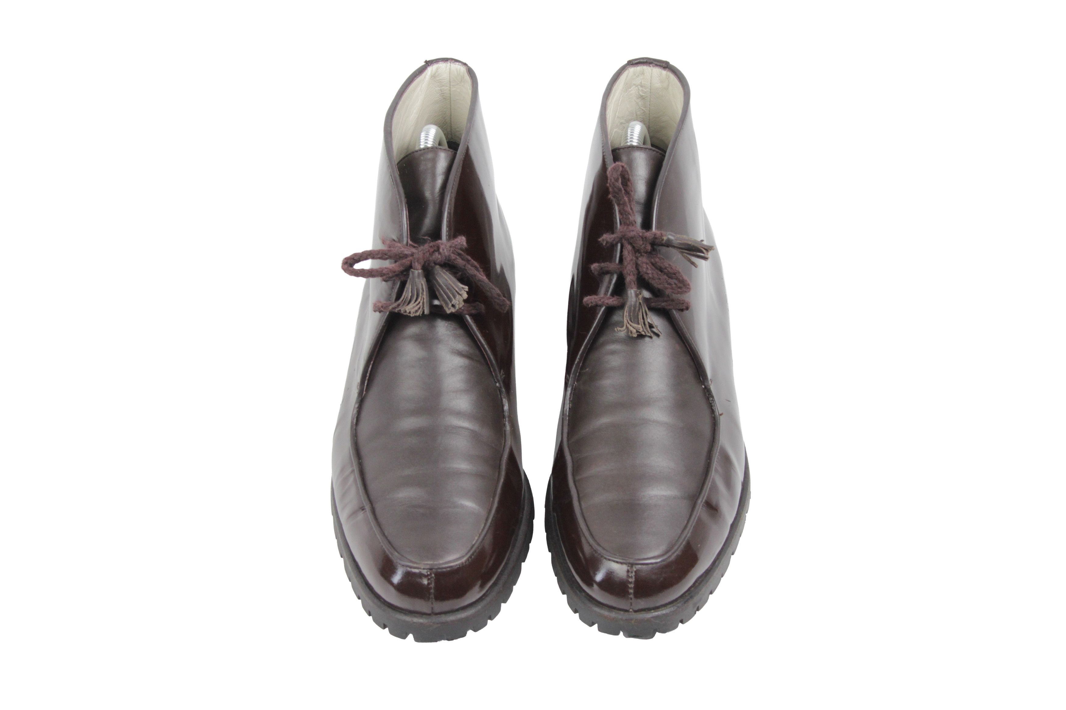 Bally Malwa Patent Leather Boots Size US 9 / IT 39 - 7 Thumbnail