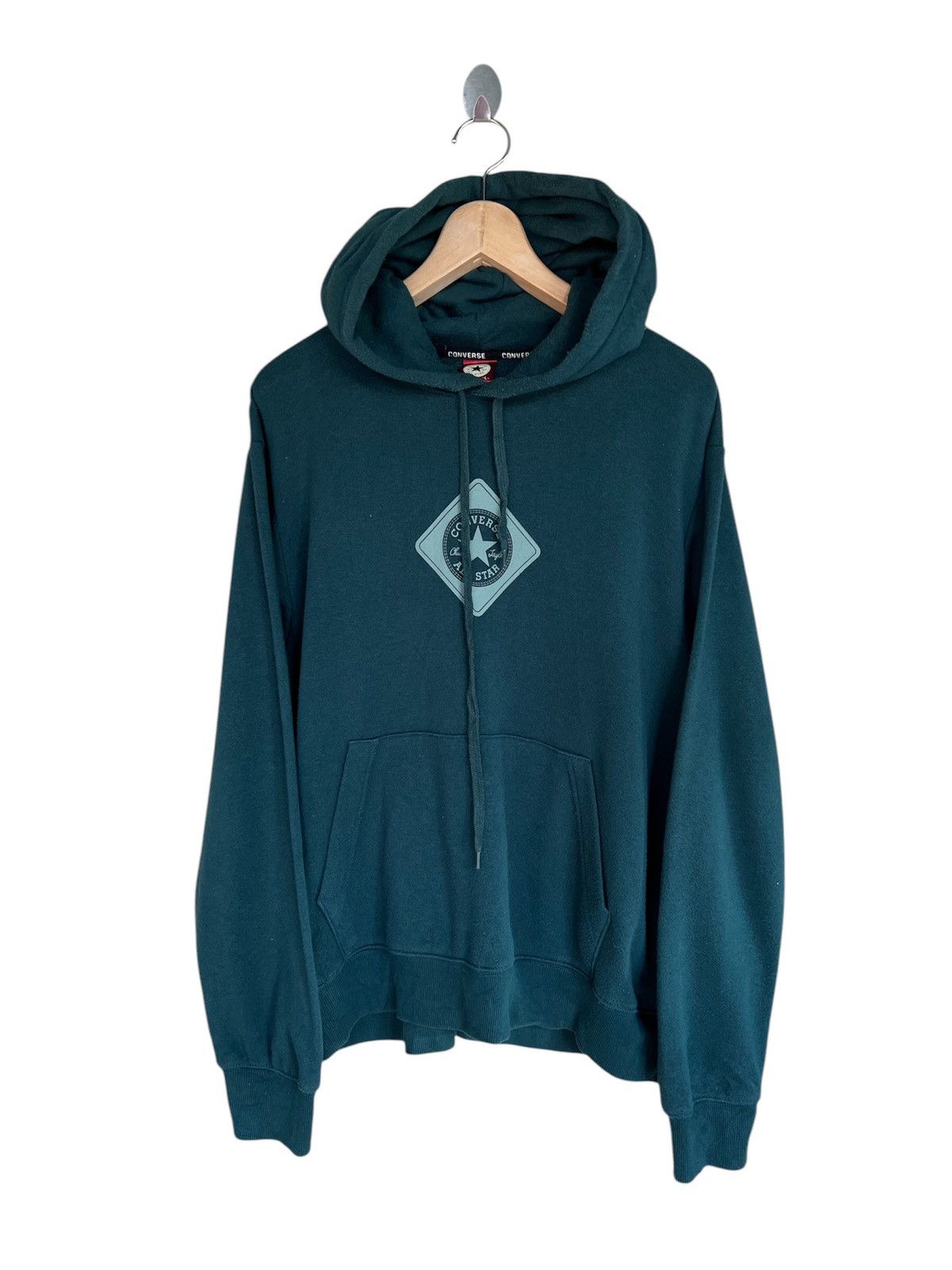 Converse Vintage Converse All Star Logo Hoodies Size US L / EU 52-54 / 3 - 1 Thumbnail