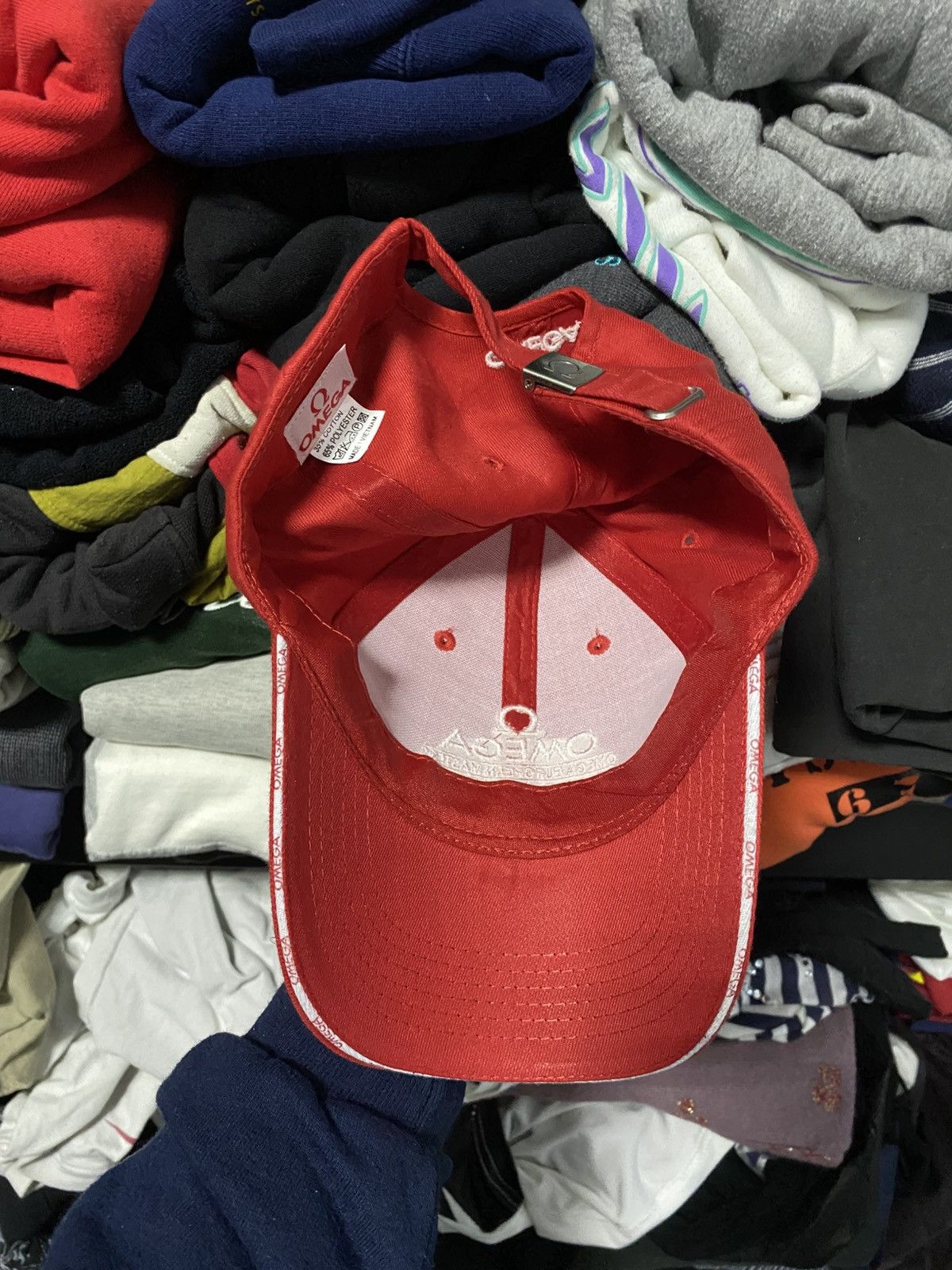 Omega × Vintage Vintage 90s OMEGA Logo Cap Hat Rolex Cartier Omega Size ONE SIZE - 4 Thumbnail