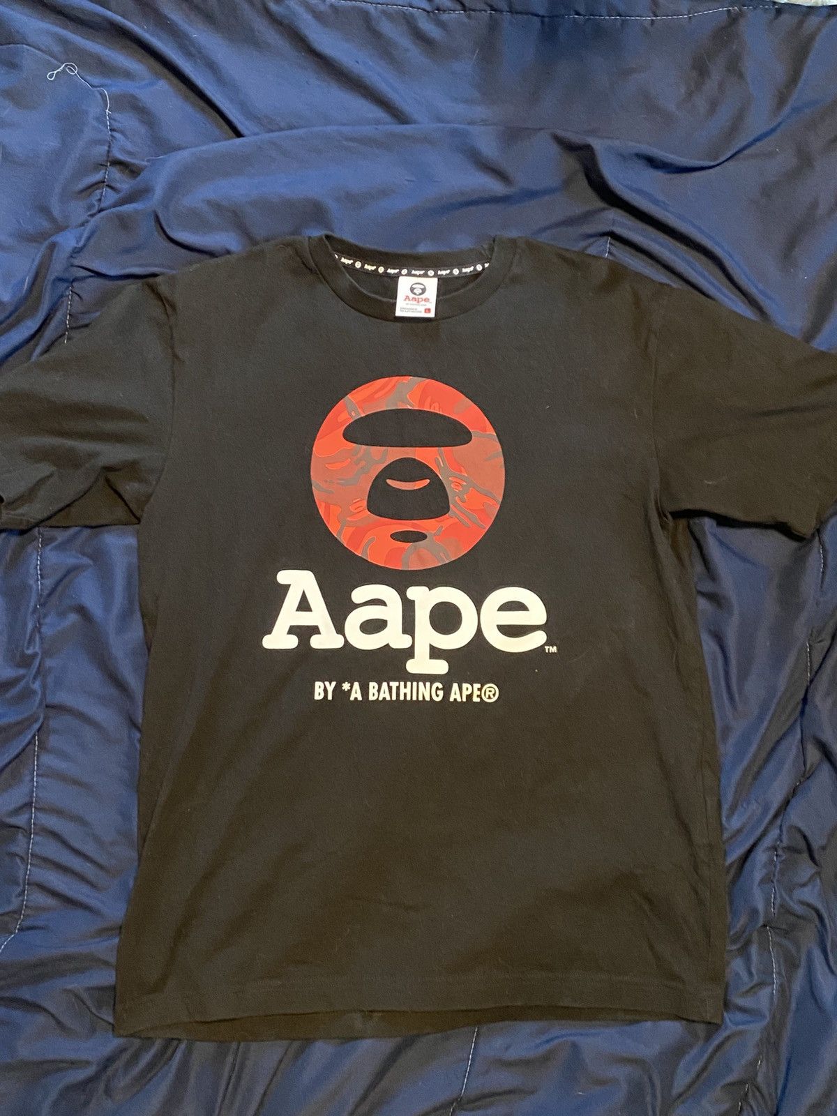 Aape Aape Red Logo Short Sleeve Size US L / EU 52-54 / 3 - 1 Thumbnail