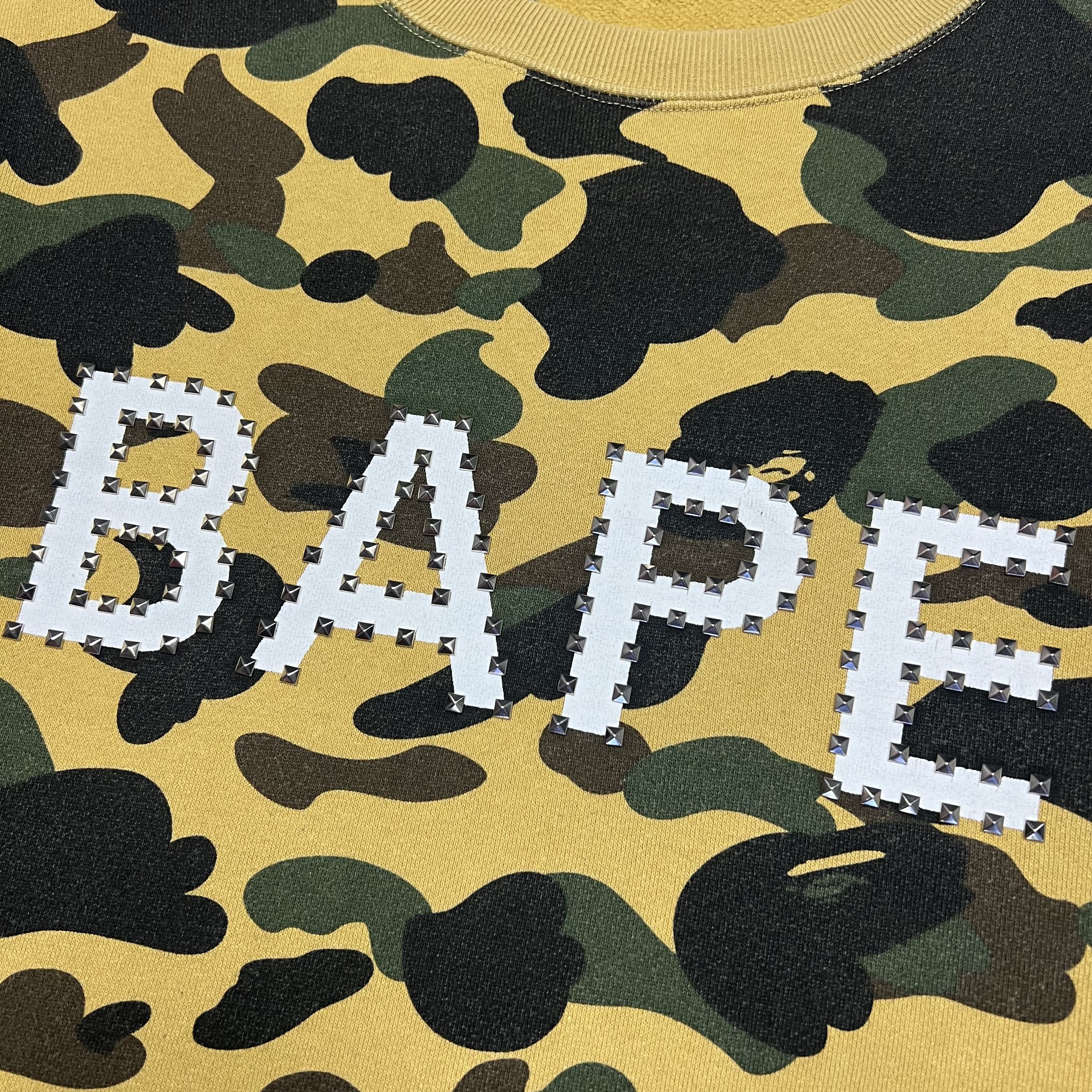Bape A Bathing Ape 1st Camo Studs Sweatshirt Size US L / EU 52-54 / 3 - 3 Thumbnail