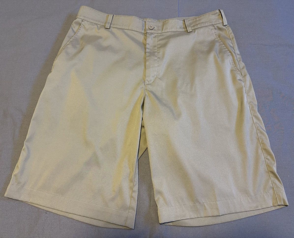 Nike Nike Golf Tour Performance Dri-FIT Shorts Khaki Flat Front Size US 33 - 1 Thumbnail