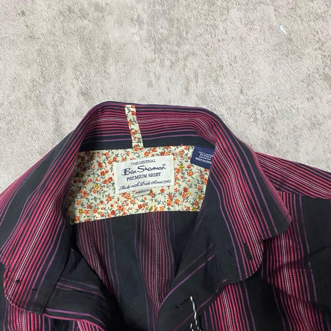 Ben Sherman Ben Sherman red and black striped shirt #stripes Size US M / EU 48-50 / 2 - 3 Thumbnail