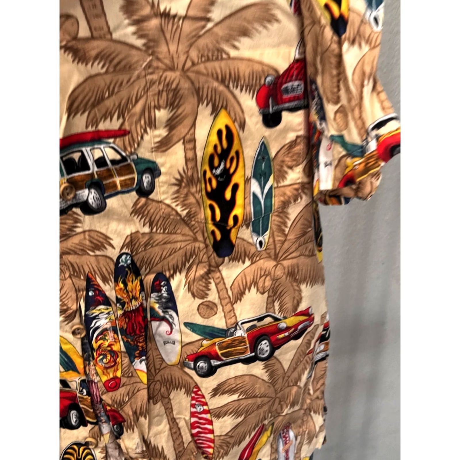 Rainbow Nike Rainbow Hawaii Short Sleeve Button Up Shirt L Adult Large Sharp Color Mens Size US L / EU 52-54 / 3 - 4 Thumbnail