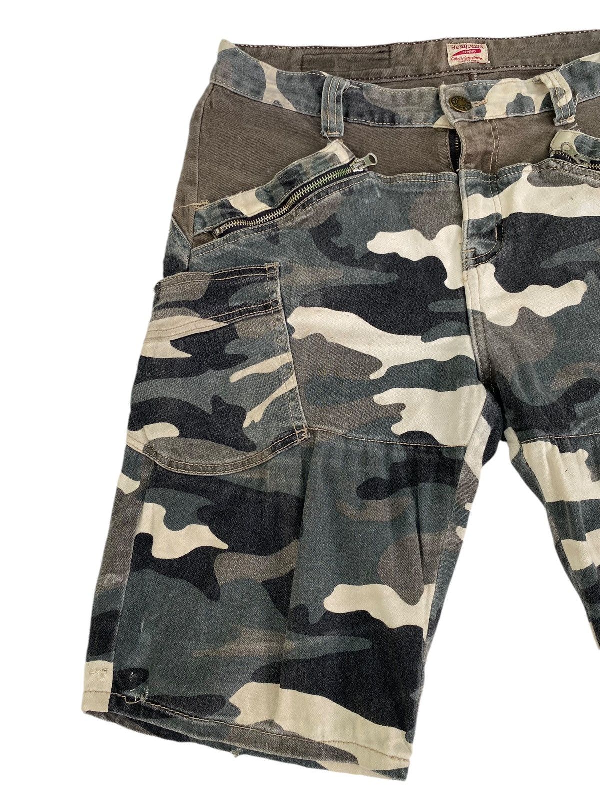 Vintage Vtg Short Pants Camo Design Size US 33 - 4 Thumbnail