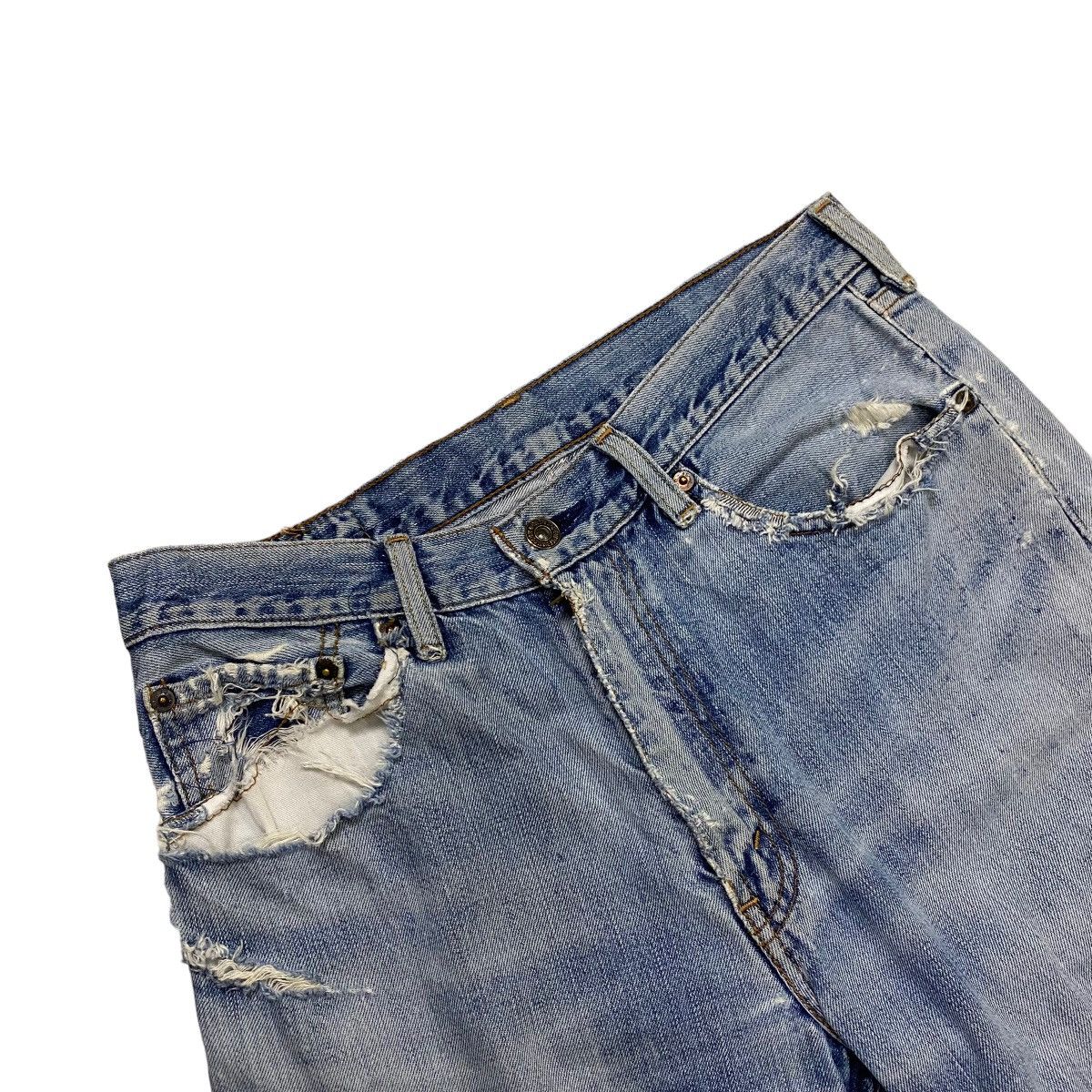 Levi's LEVIS 502 DISTRESSED CUSTOM MADE Size US 30 / EU 46 - 4 Thumbnail