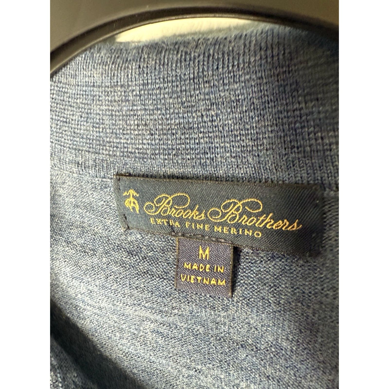 Brooks Brothers Brooks Brothers Sweater Mens M Pullover Merino Wool Button Logo Collared Classic Knit Blue Long Sleeve Regular Fit All Seasons 3 Button Vintage No Size US M / EU 48-50 / 2 - 3 Thumbnail