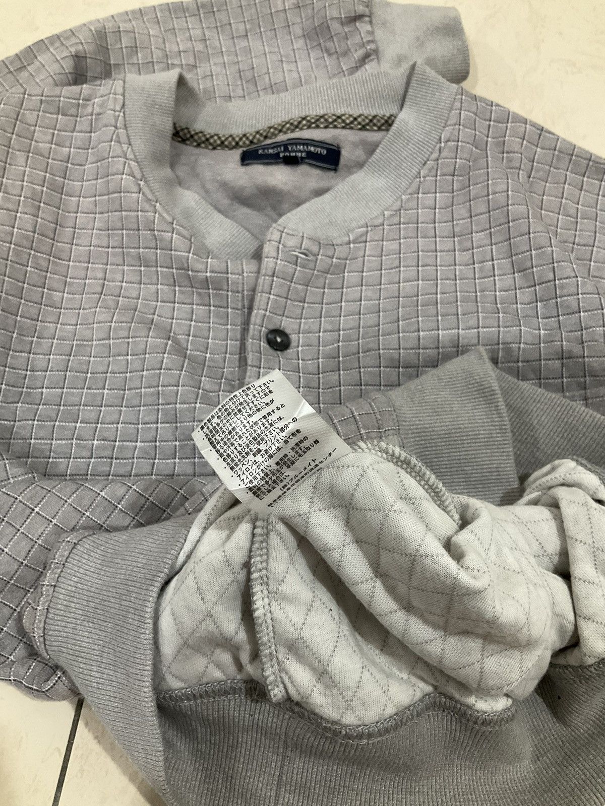 Japanese Brand × Kansai Yamamoto × Vintage KANSAI YAMAMOTO BOTTON SWEATSHIRT Size US M / EU 48-50 / 2 - 6 Thumbnail