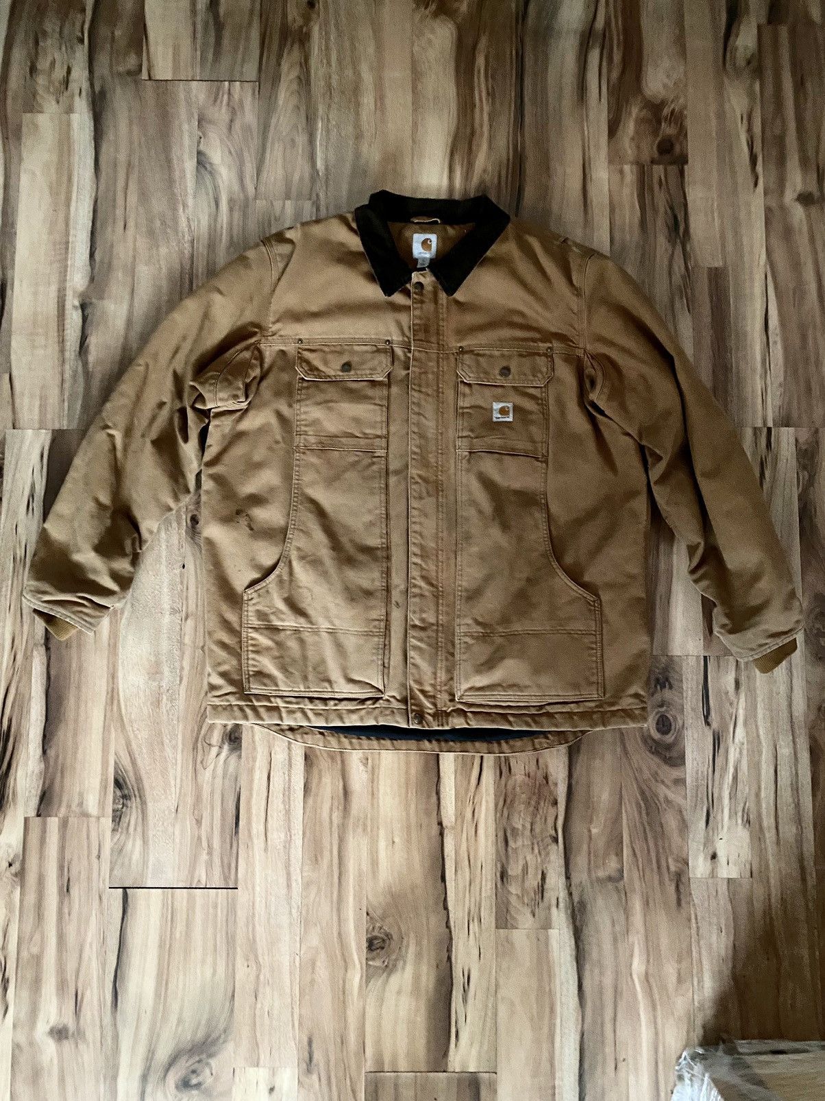 image of Vintage Beige Full Swing Detroit Carhartt Jacket, Men's (Size XL)