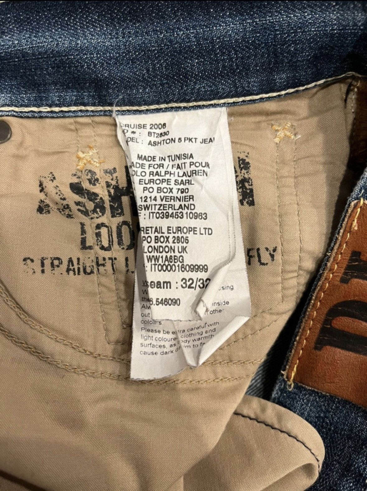 Ralph Lauren Vintage Ralph Lauren Jeans Washed Japanese Y2K Avant Garde Size US 32 / EU 48 - 4 Thumbnail