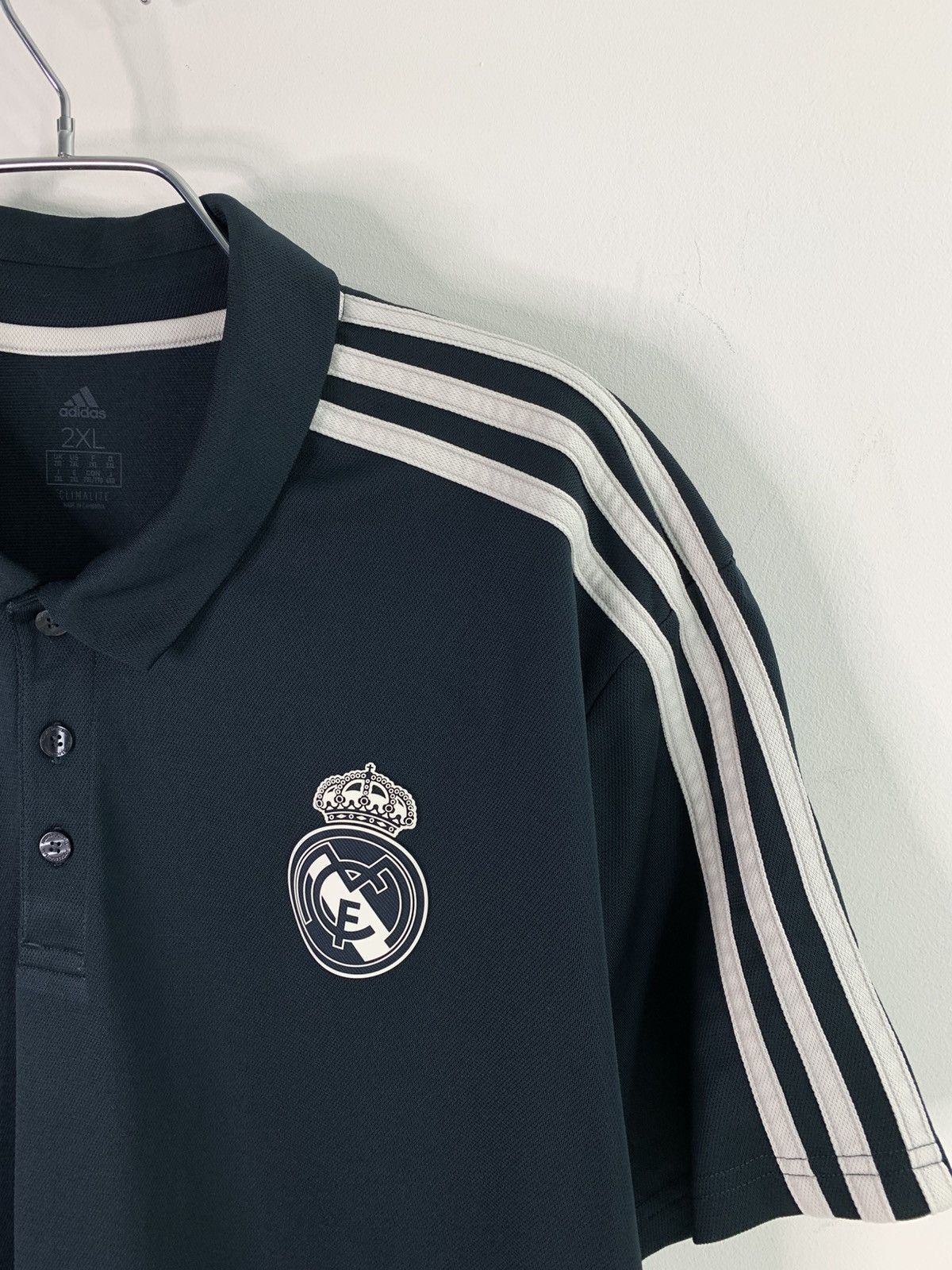 Adidas FC Real Madrid Adidas Polo Shirt Jersey 2018-2019 XXL Size Size US XXL / EU 58 / 5 - 5 Thumbnail