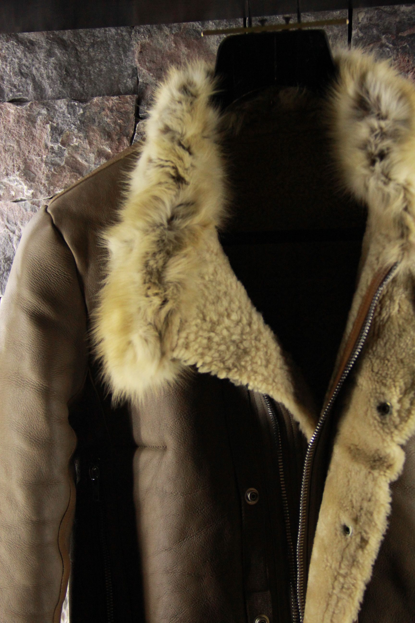Isaac Sellam Experience Rick Owens Shearling Jacket with Sable Collar Size US M / EU 48-50 / 2 - 5 Thumbnail