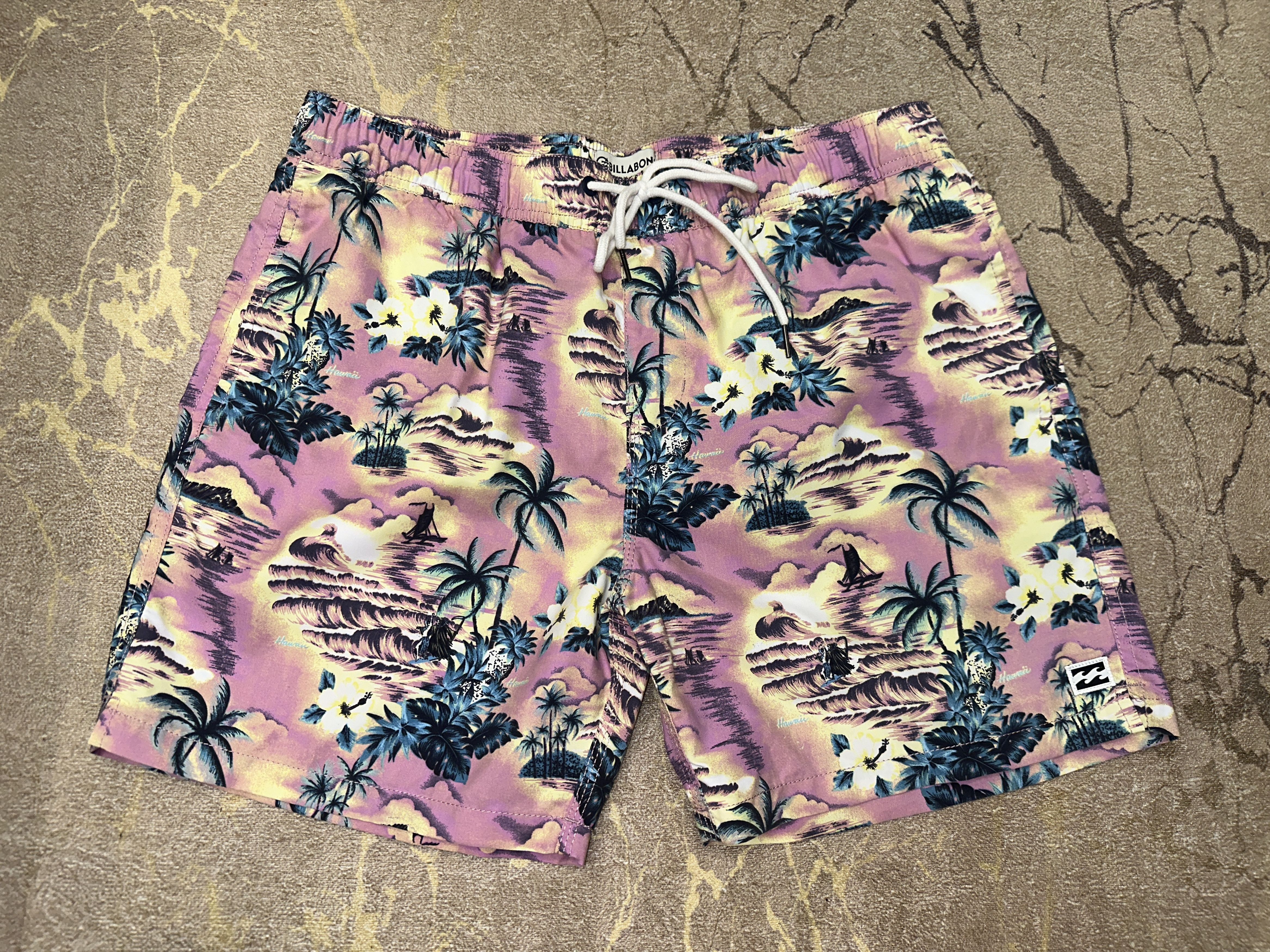 Billabong Billabong Floral Palm Hawaii Surf Board Shorts Trunks Size L Size US 36 / EU 52 - 1 Thumbnail