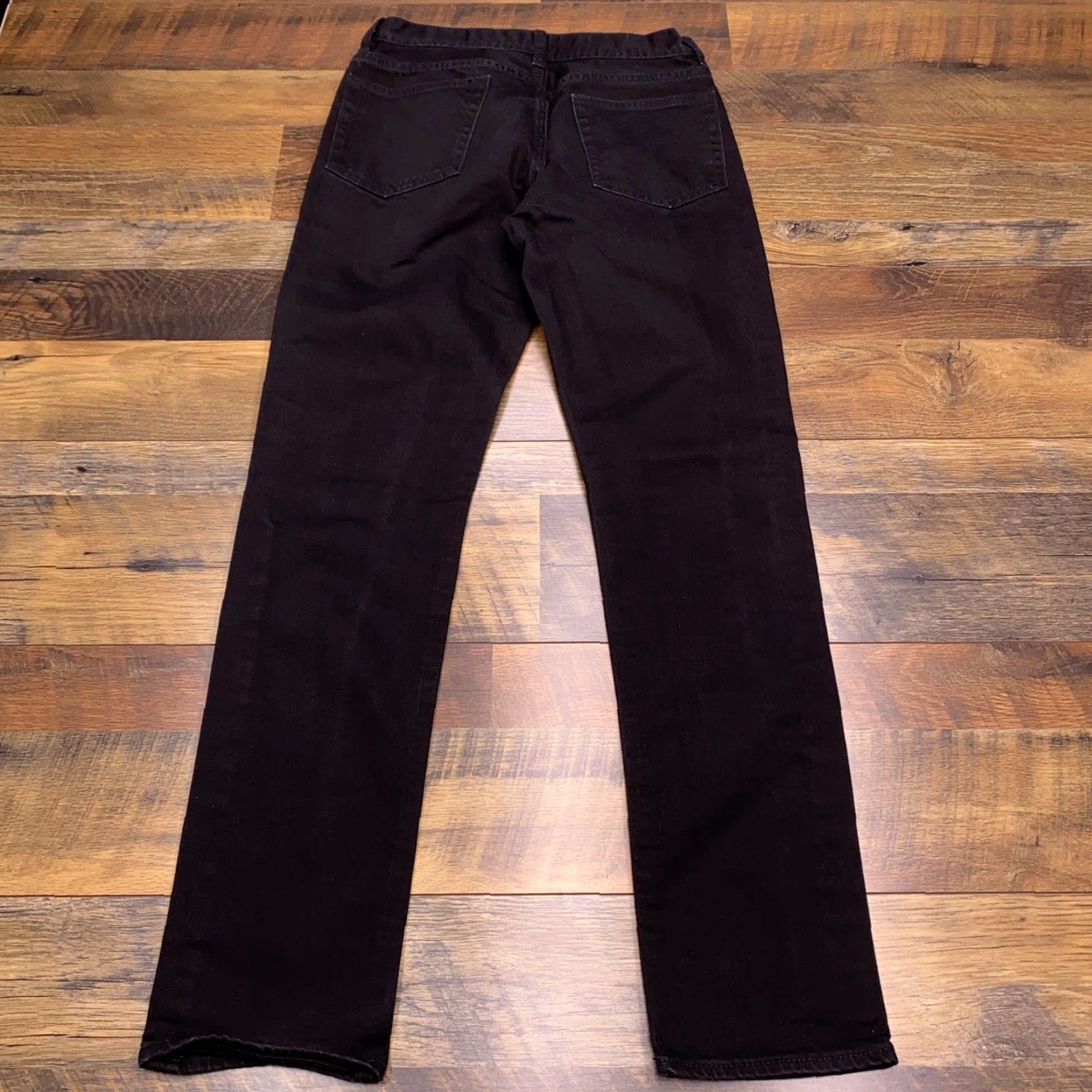 J.Crew J.CREW Jeans Slim 28x32 Black Mid Rise 5-Pocket Denim Denim Jeans Modern Mens Tapered Size US 28 / EU 44 - 2 Thumbnail