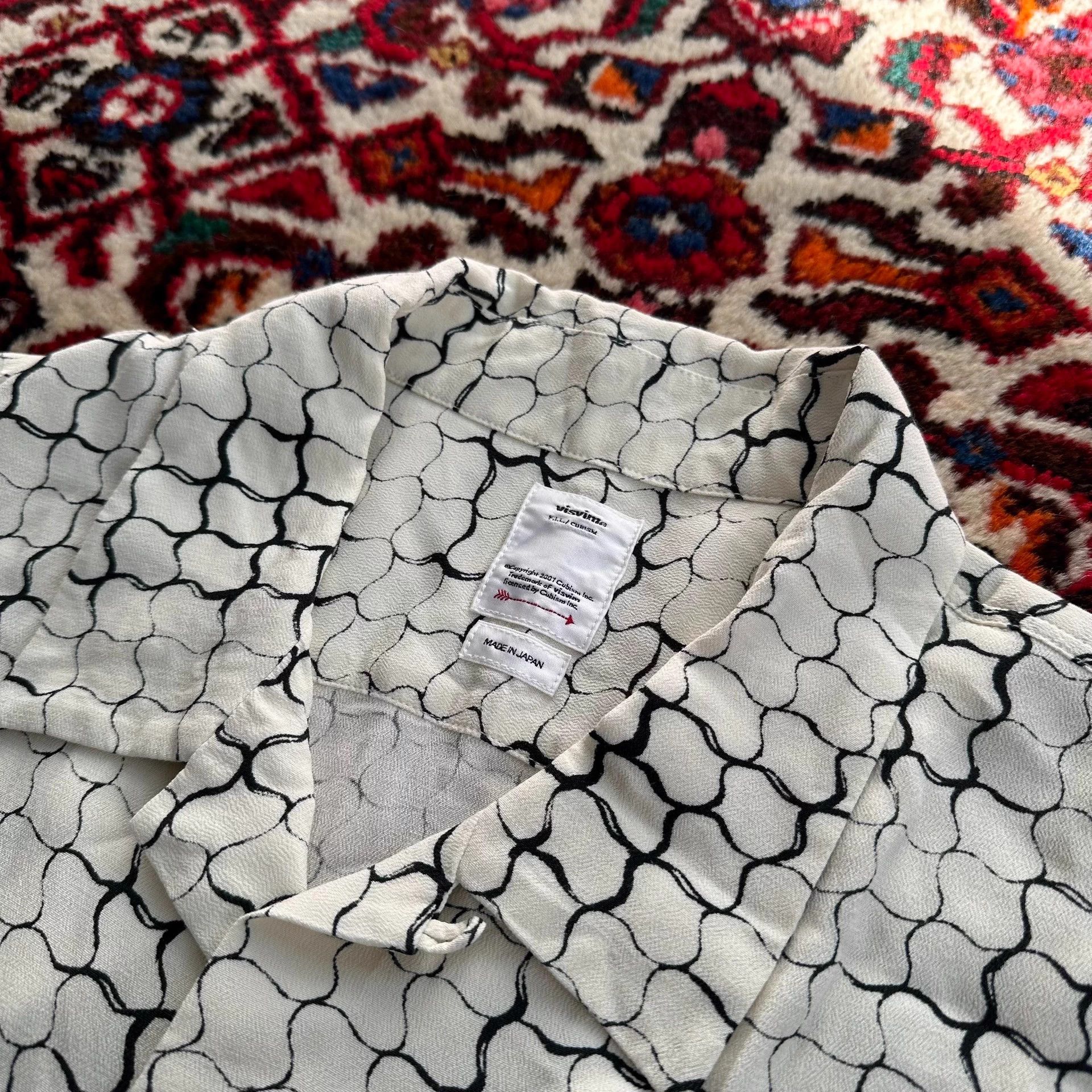 Visvim Visvim 20ss Snake Print Hawaiian Short Sleeve Ivory 3 Size US L / EU 52-54 / 3 - 5 Thumbnail