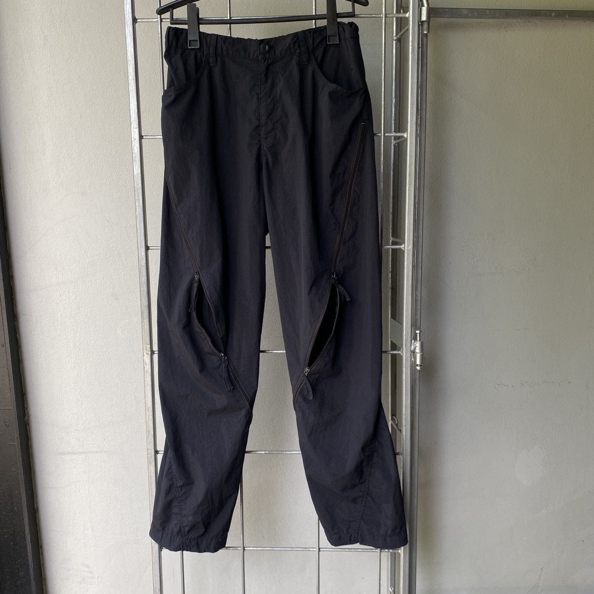 Final Home Final Home Black Nylon Survival Pants with Side Zippers Size US 30 / EU 46 - 1 Thumbnail