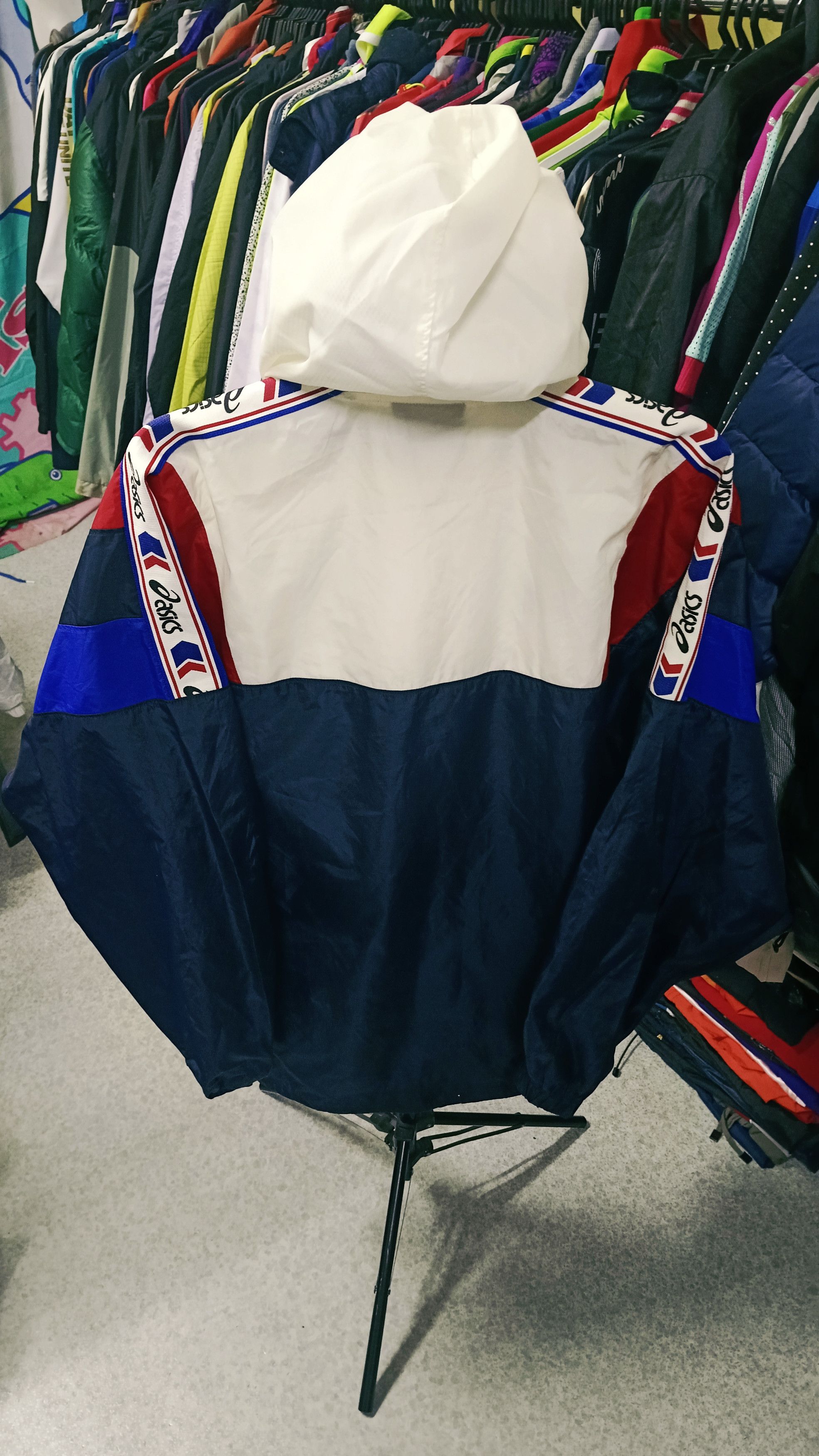 Asics × Japanese Brand × Vintage Vintage Asics Half Zipper Windbreaker Size US XL / EU 56 / 4 - 3 Thumbnail
