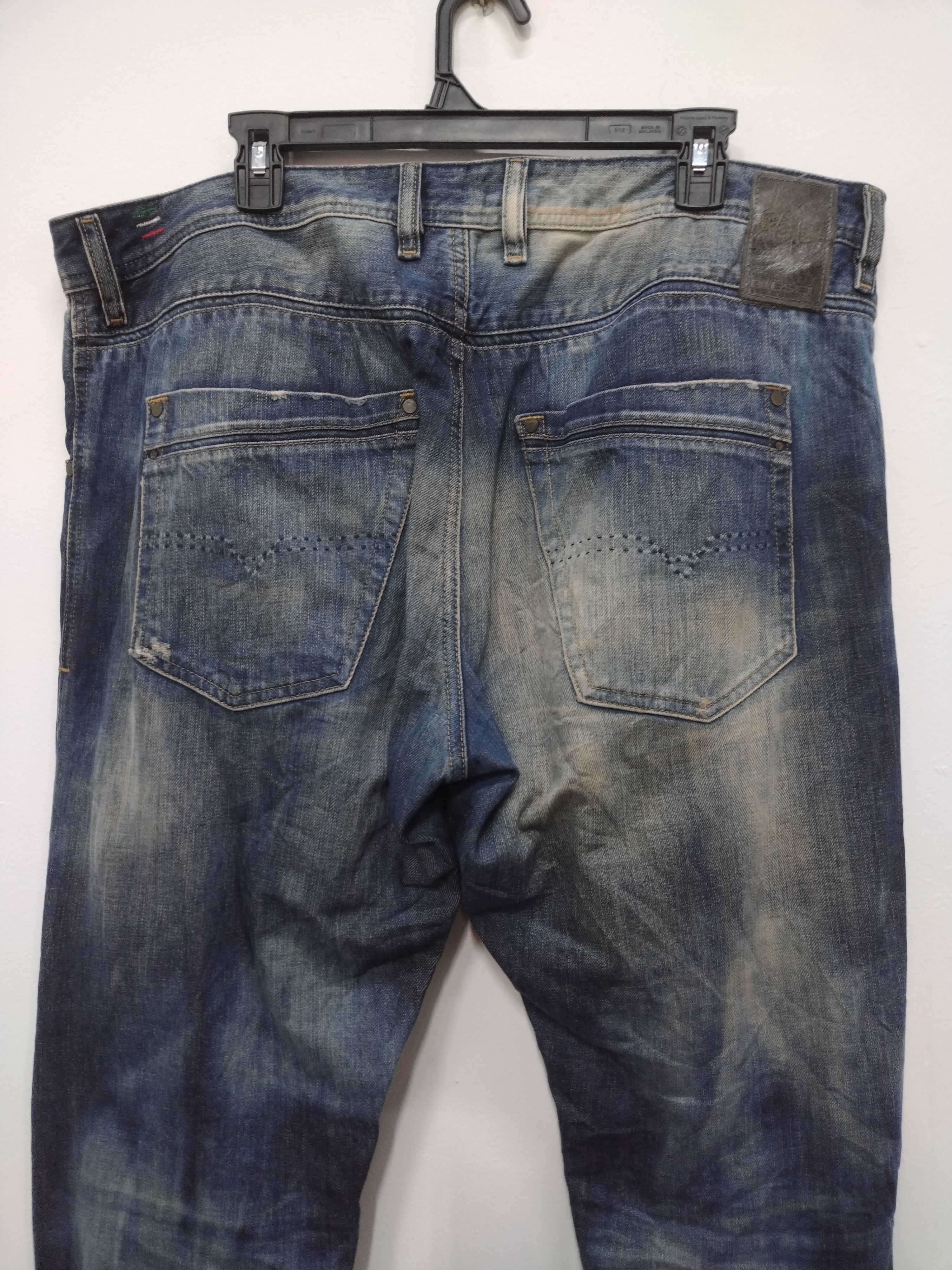 Diesel 🔥💥Crazy cool Diesel distressed regular slim carrot Jean Size US 38 / EU 54 - 10 Thumbnail