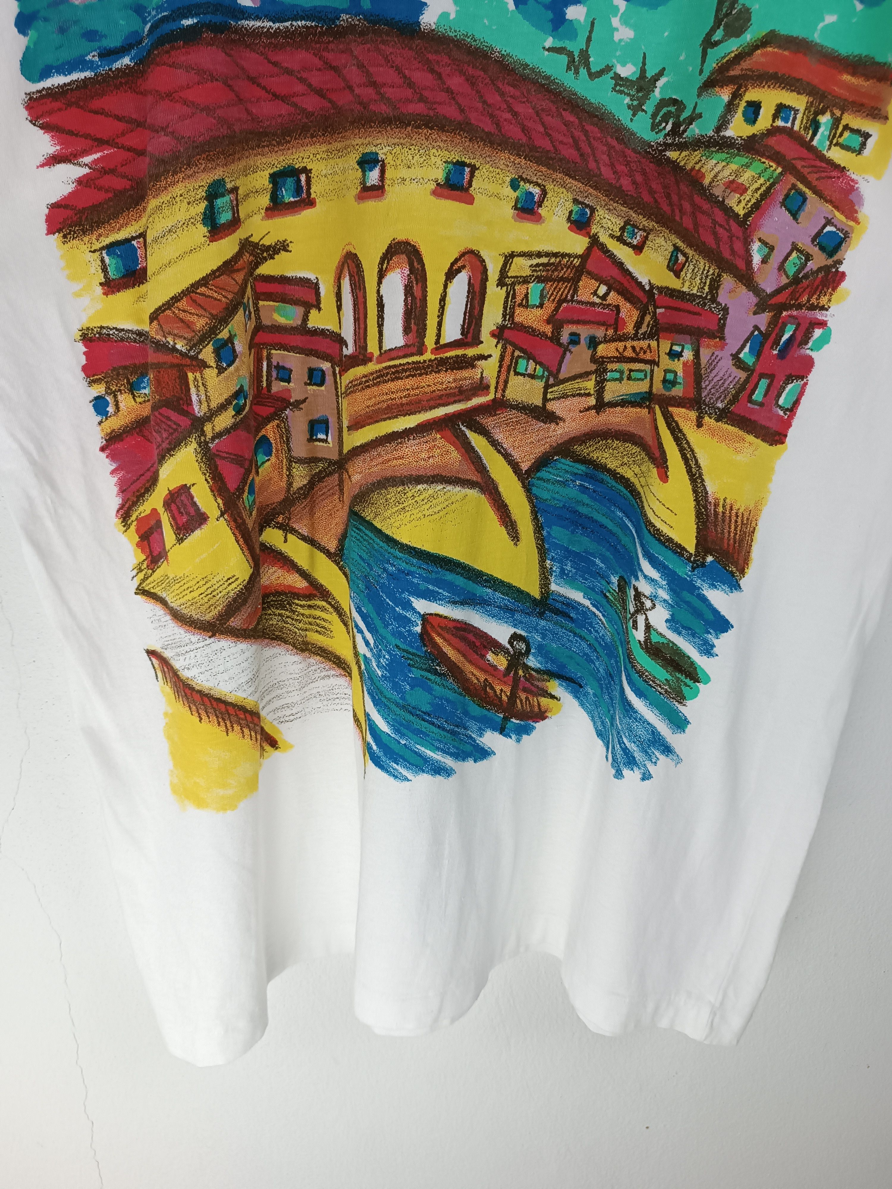 Vintage VERY RARE🔥VINTAGE 90'S PONTE VECCHIO FIORENCE ITALY TEE Size US XL / EU 56 / 4 - 6 Thumbnail