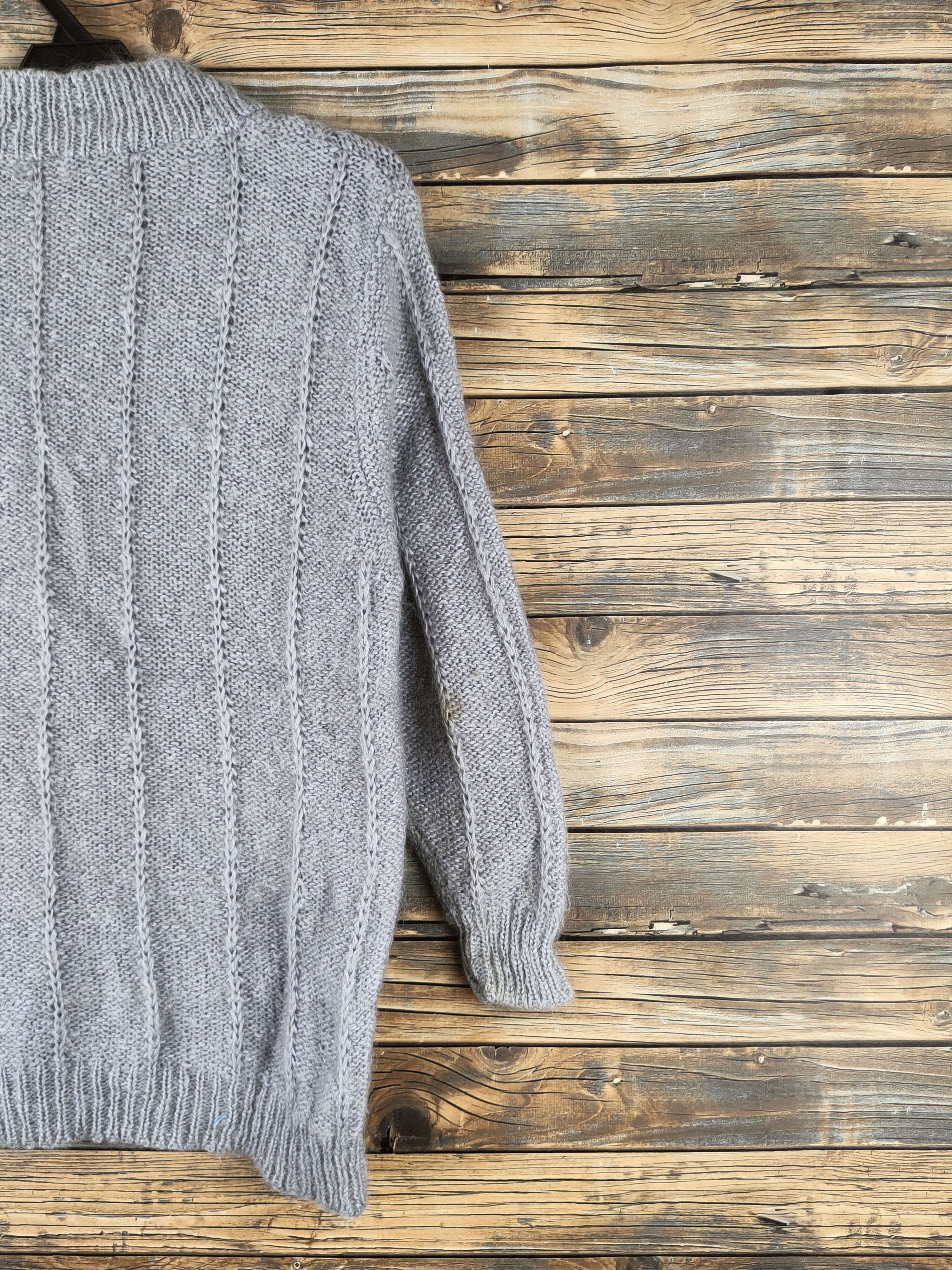 Japanese Brand DL New Seraph Gray Knitwear Cardigans #46-562 Size M / US 6-8 / IT 42-44 - 9 Thumbnail