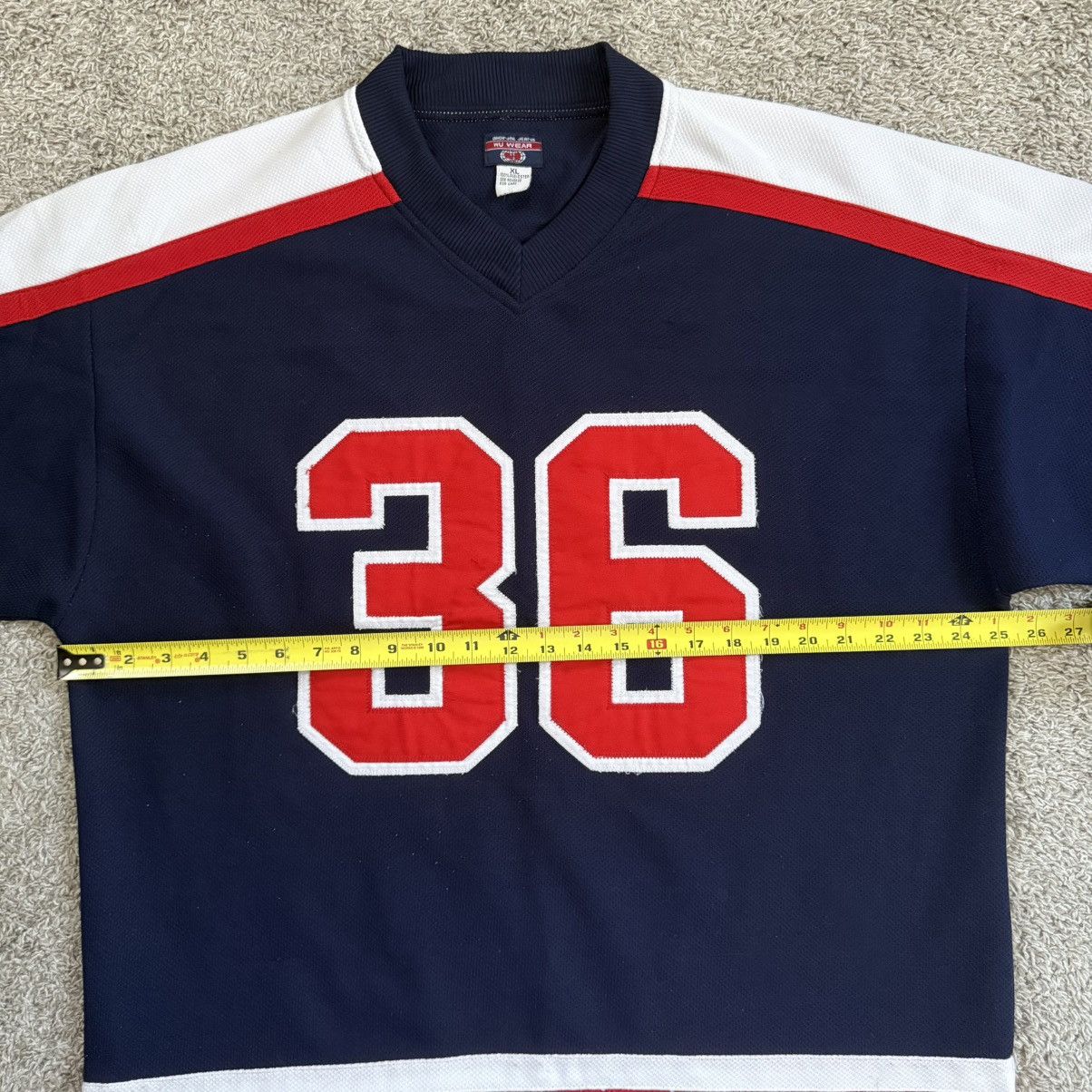 Wu-Tang Clan 🔴Wu-Wear Jersey Size XL Hockey Wu-Tang Clan 36 Rare Raekwon Size US XL / EU 56 / 4 - 8 Thumbnail